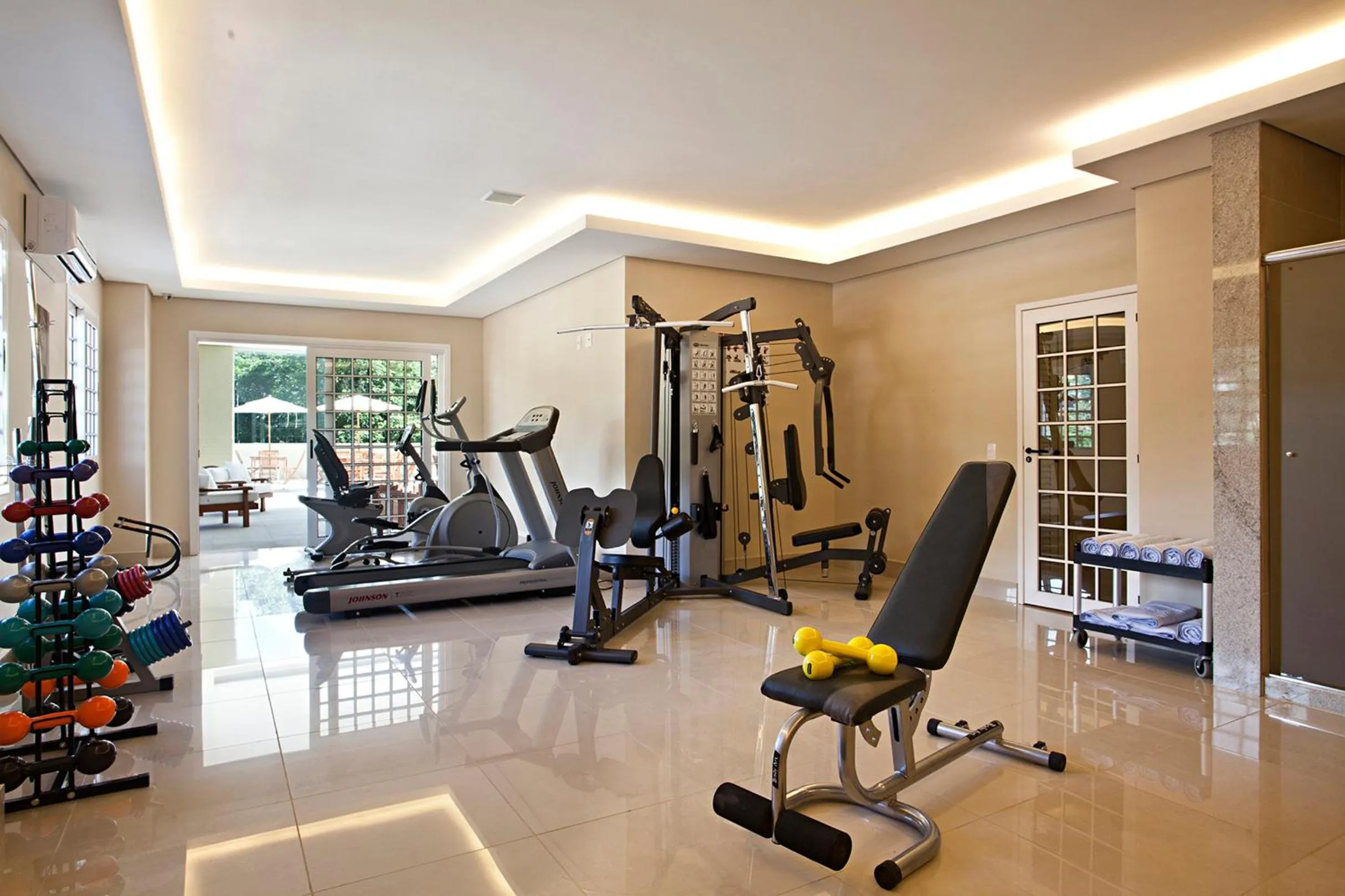 Fitness centre/facilities in Hotel Granja Brasil Resort