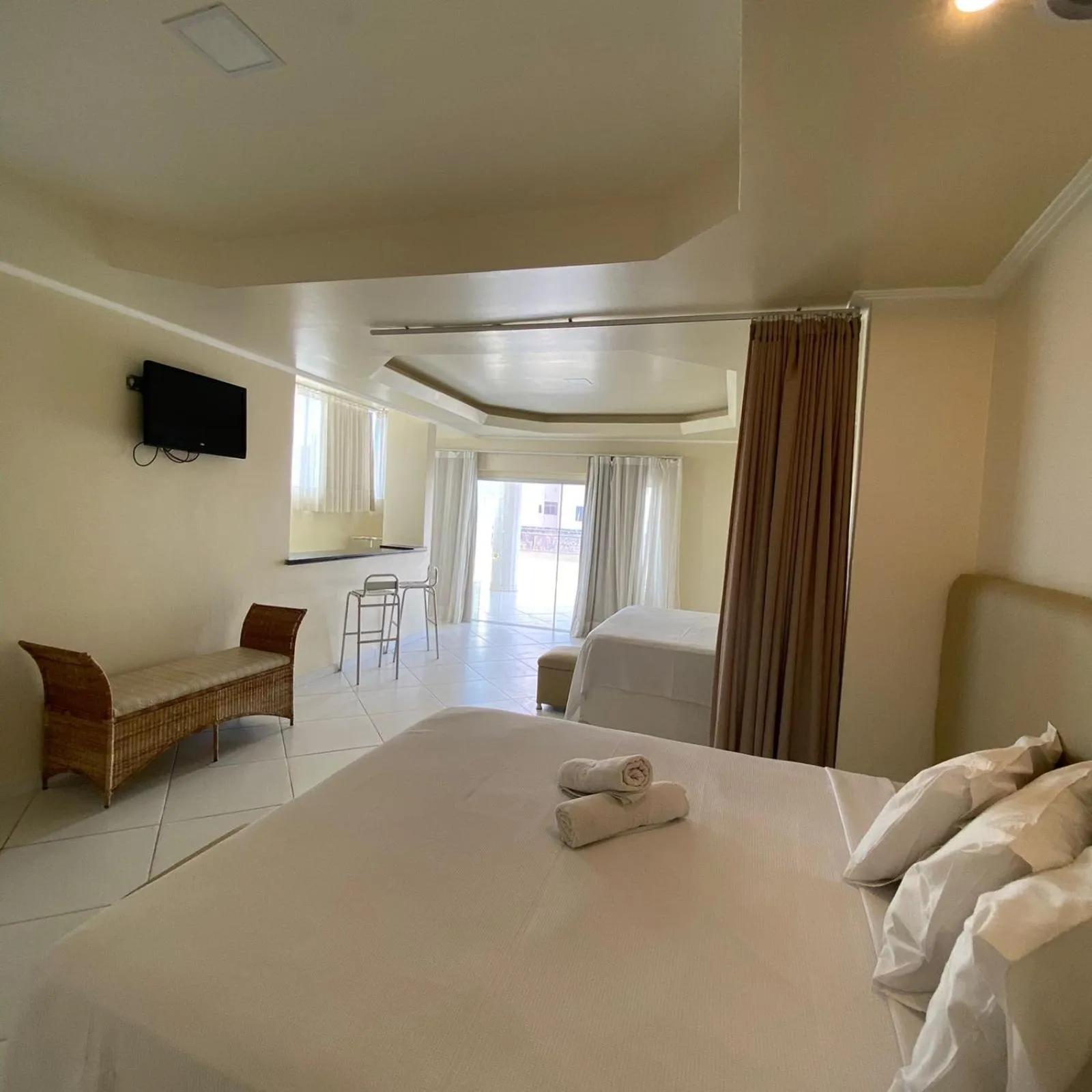 Bed in Hotel Monte Rei