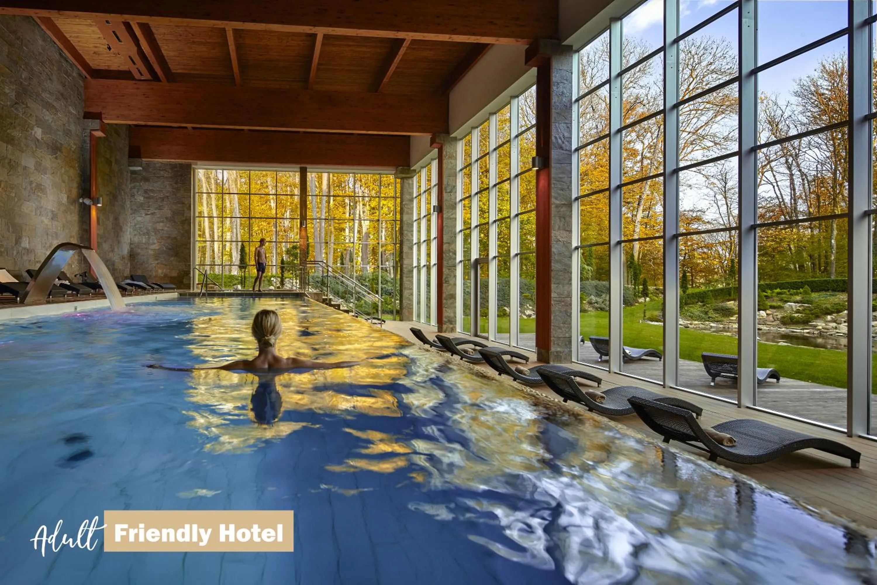 Pool view in Hotel Zochova Chata - Adult friendly