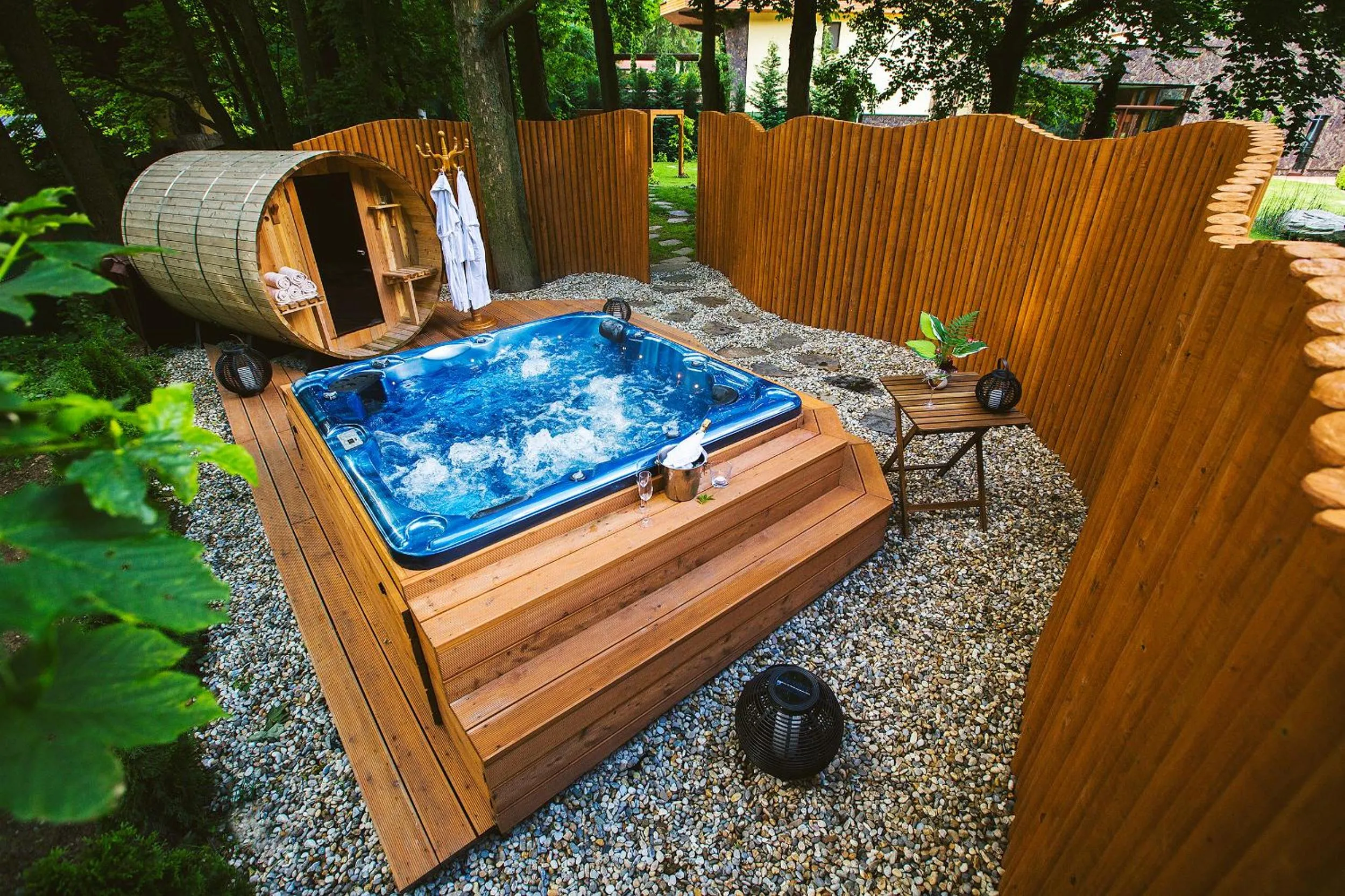 Open Air Bath in Hotel Zochova Chata - Adult friendly