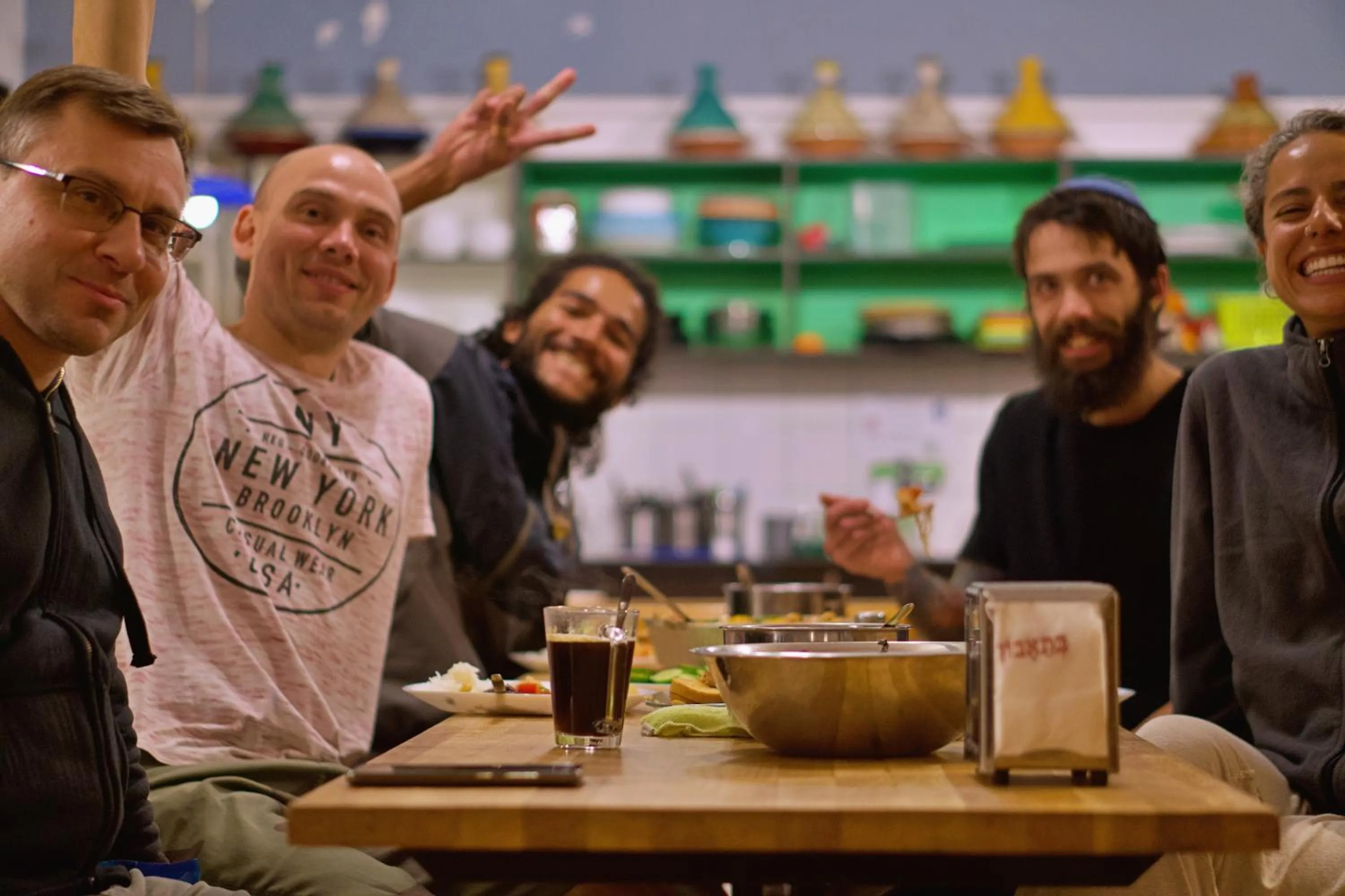 People in Tiberias Hostel