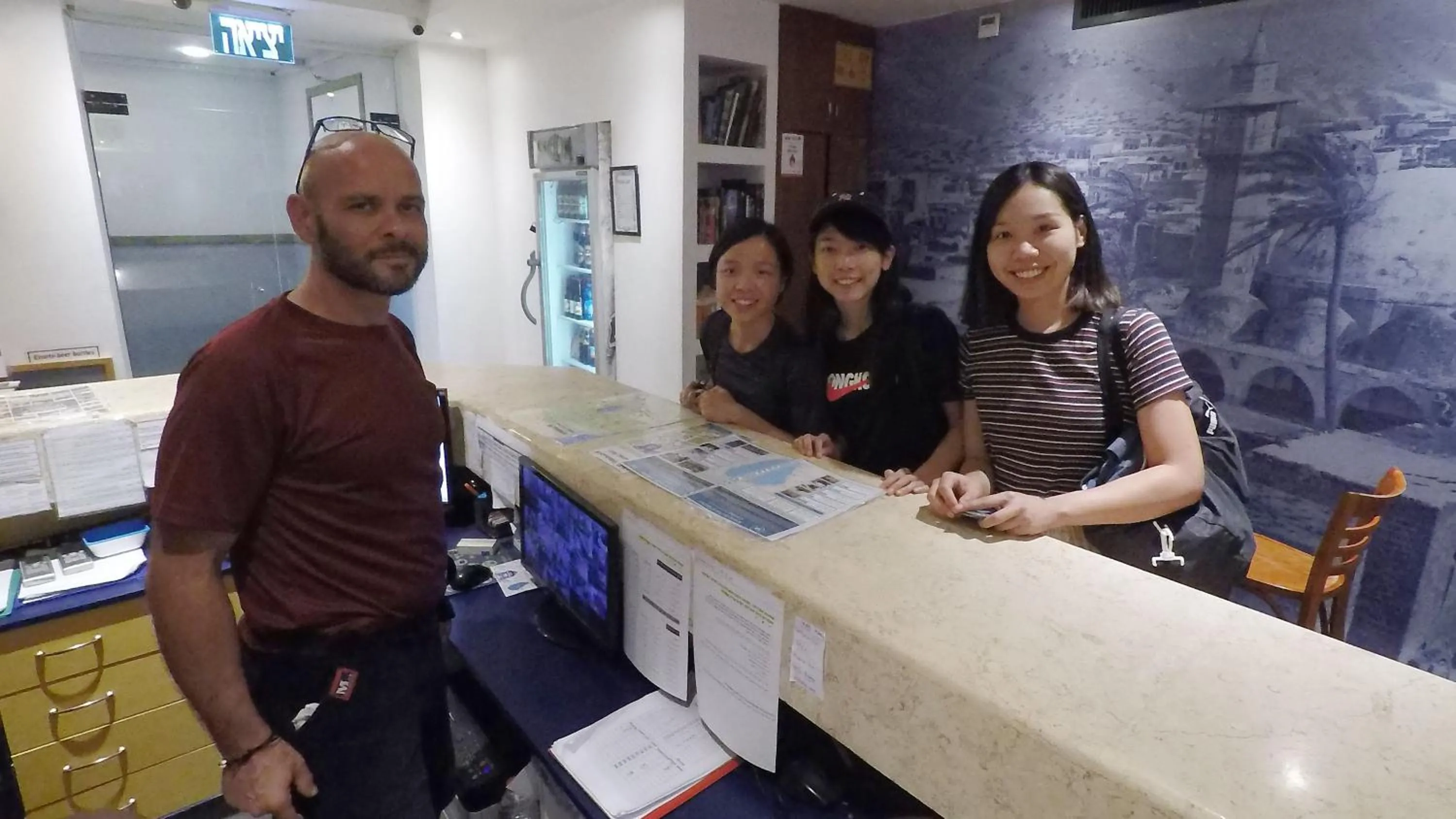 Staff in Tiberias Hostel