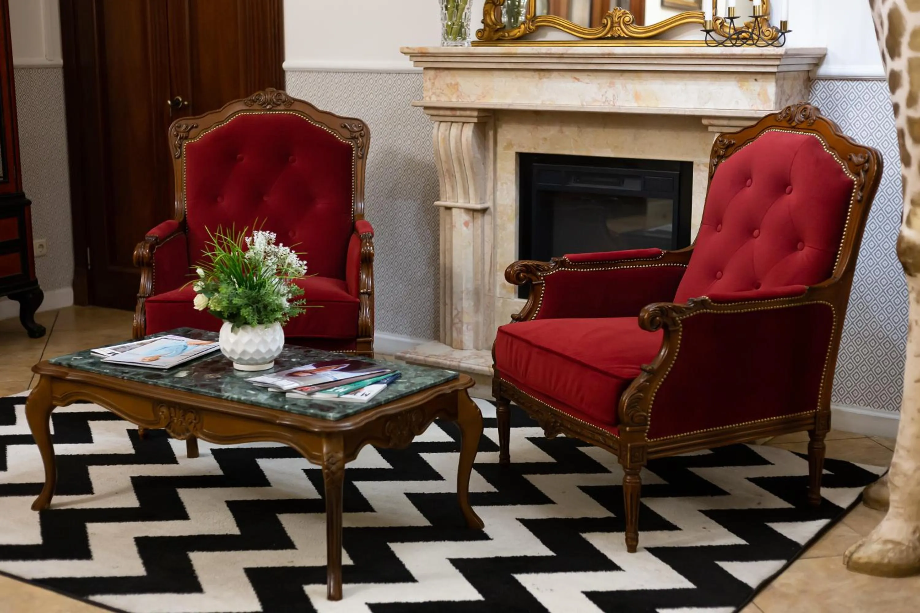 Decorative detail in Chopin Hotel