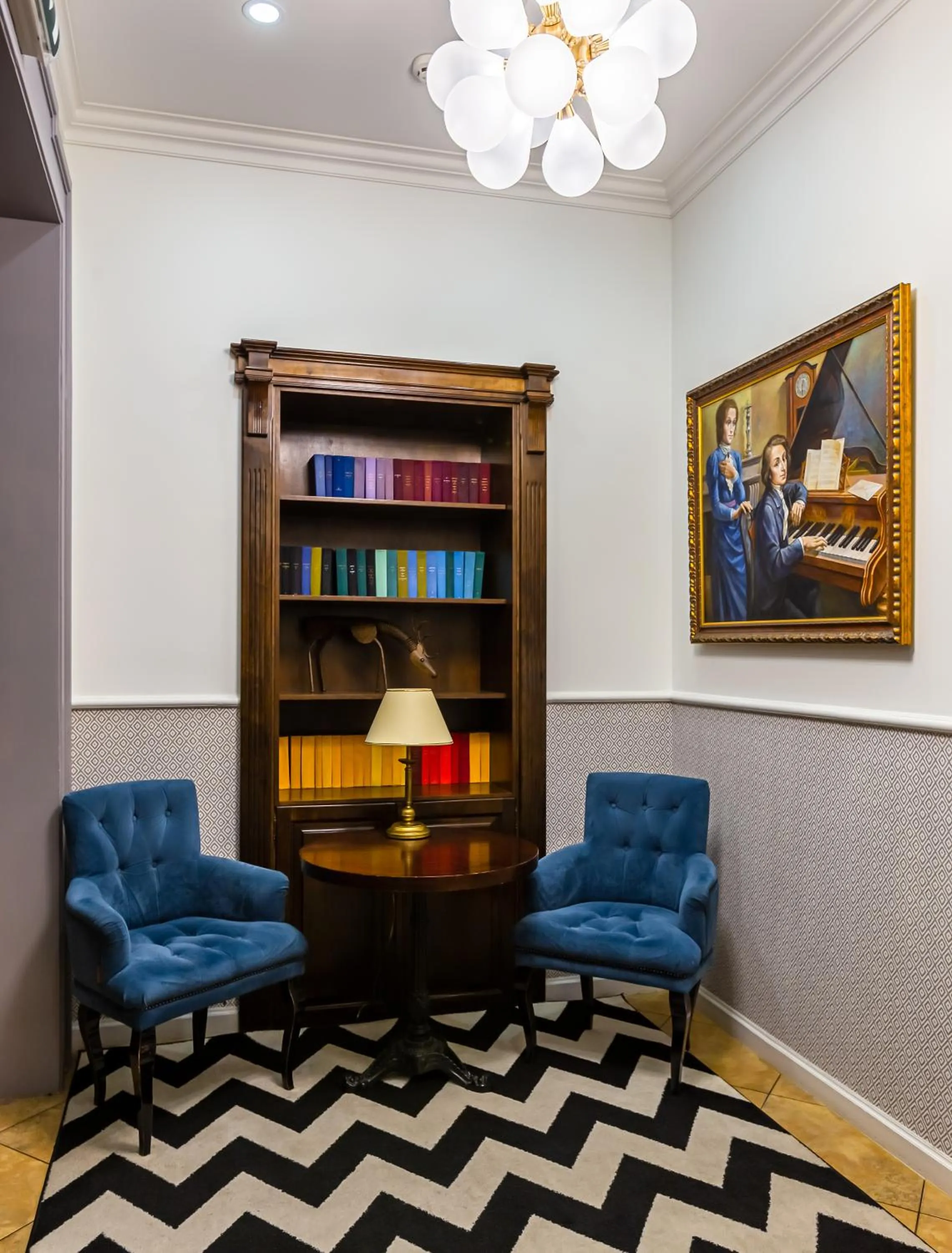 Library in Chopin Hotel