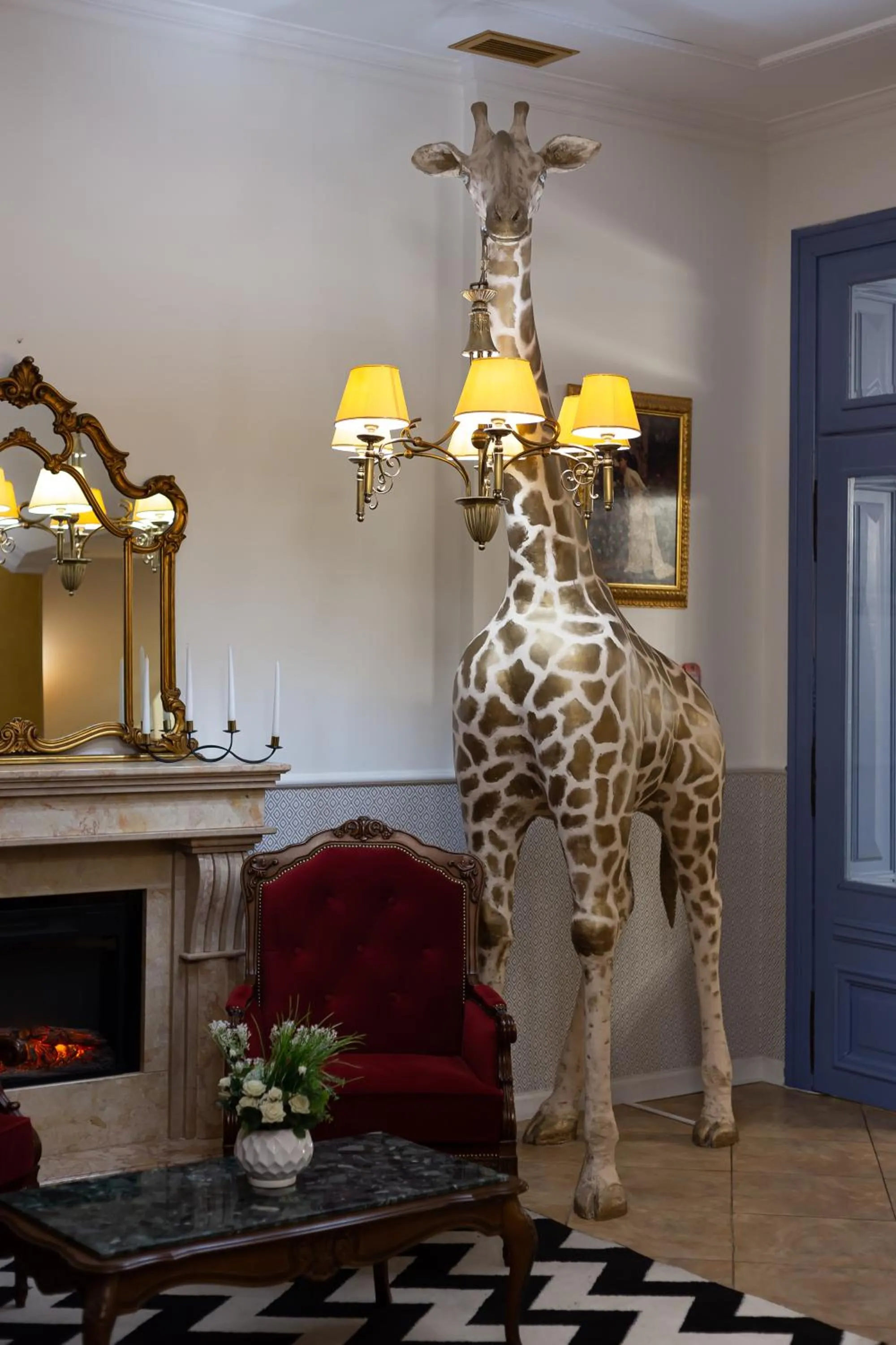 Decorative detail in Chopin Hotel