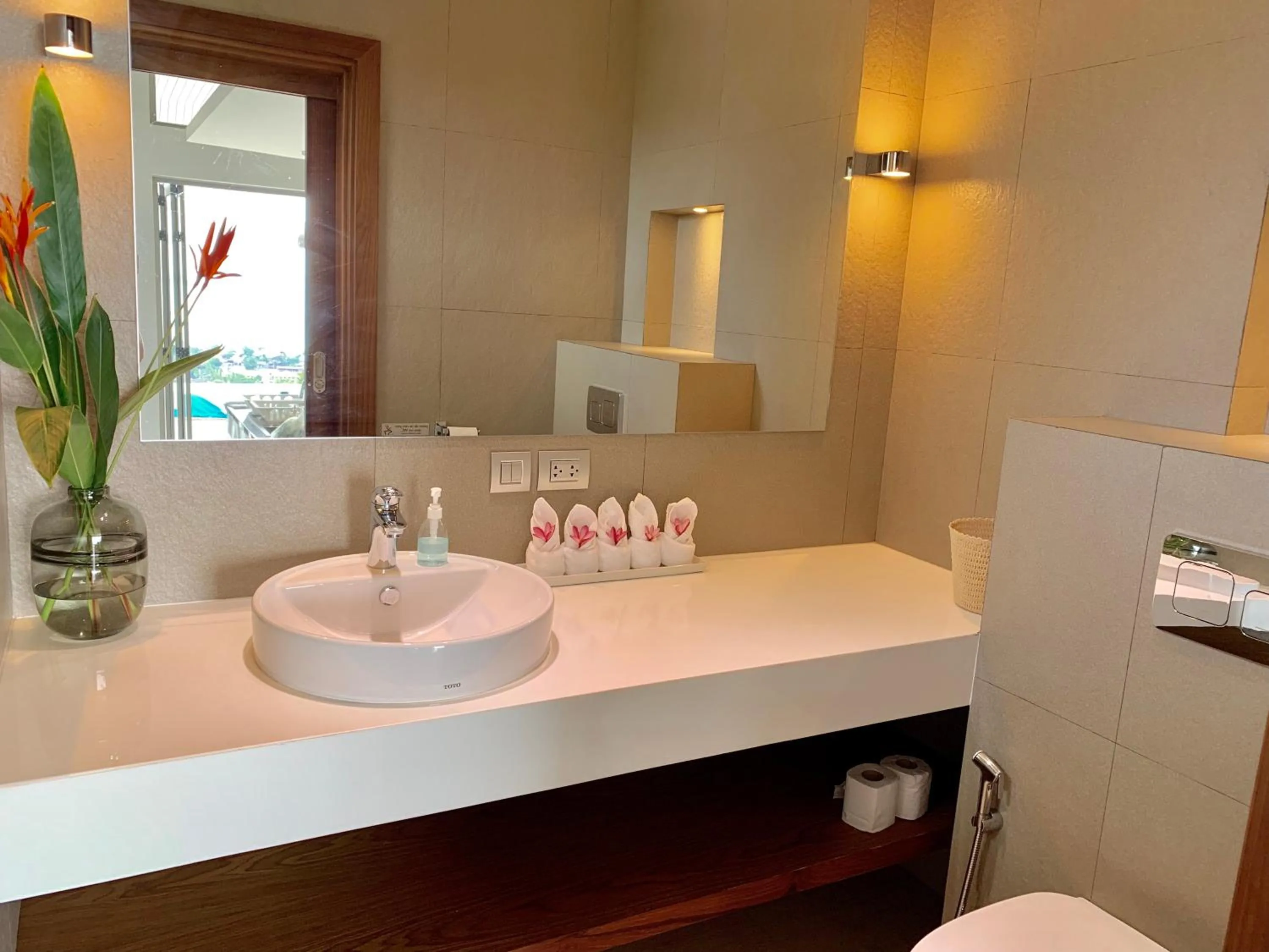 Toilet in Villa Bella