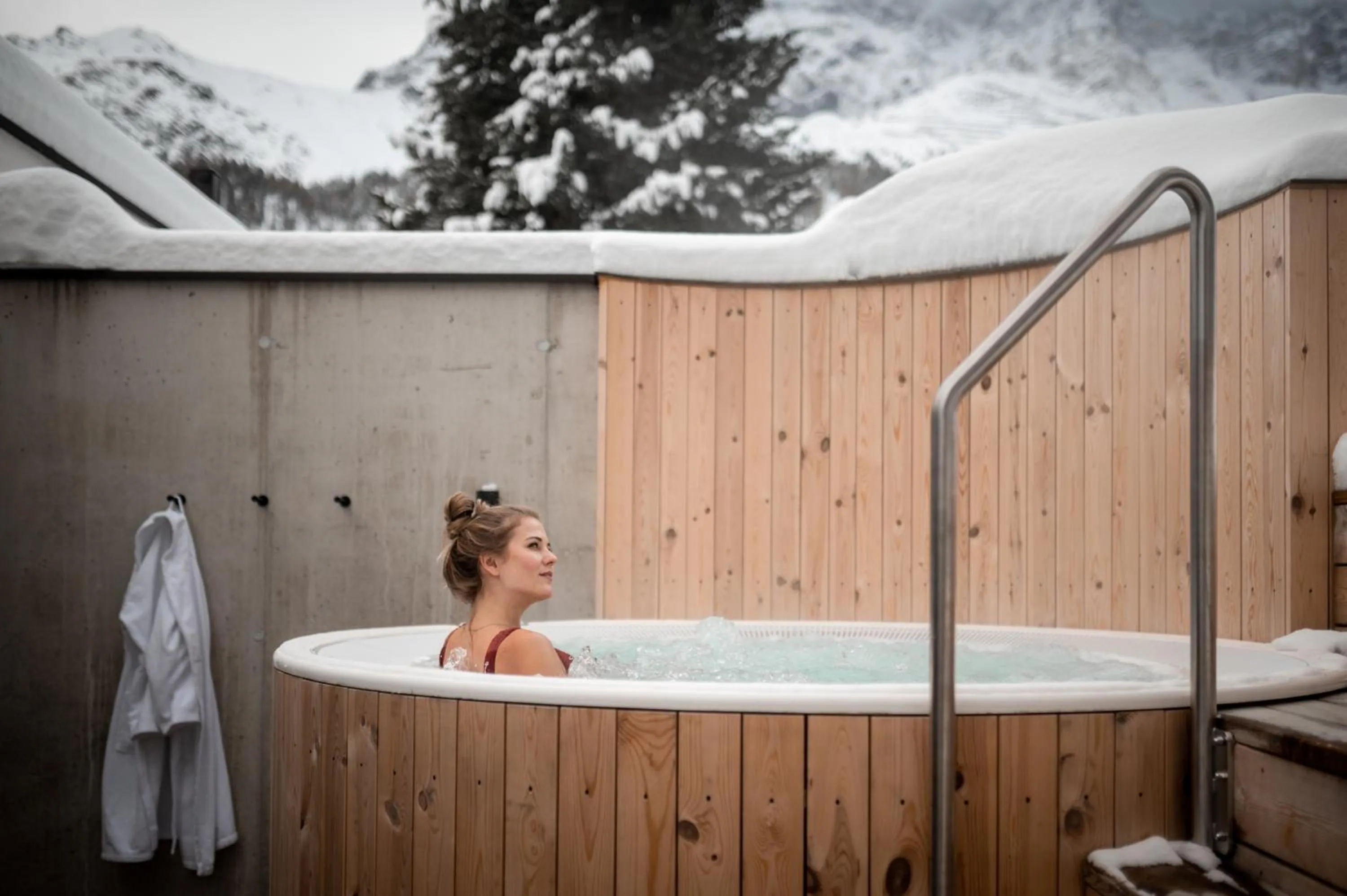 Hot Tub in Hotel Cristallo