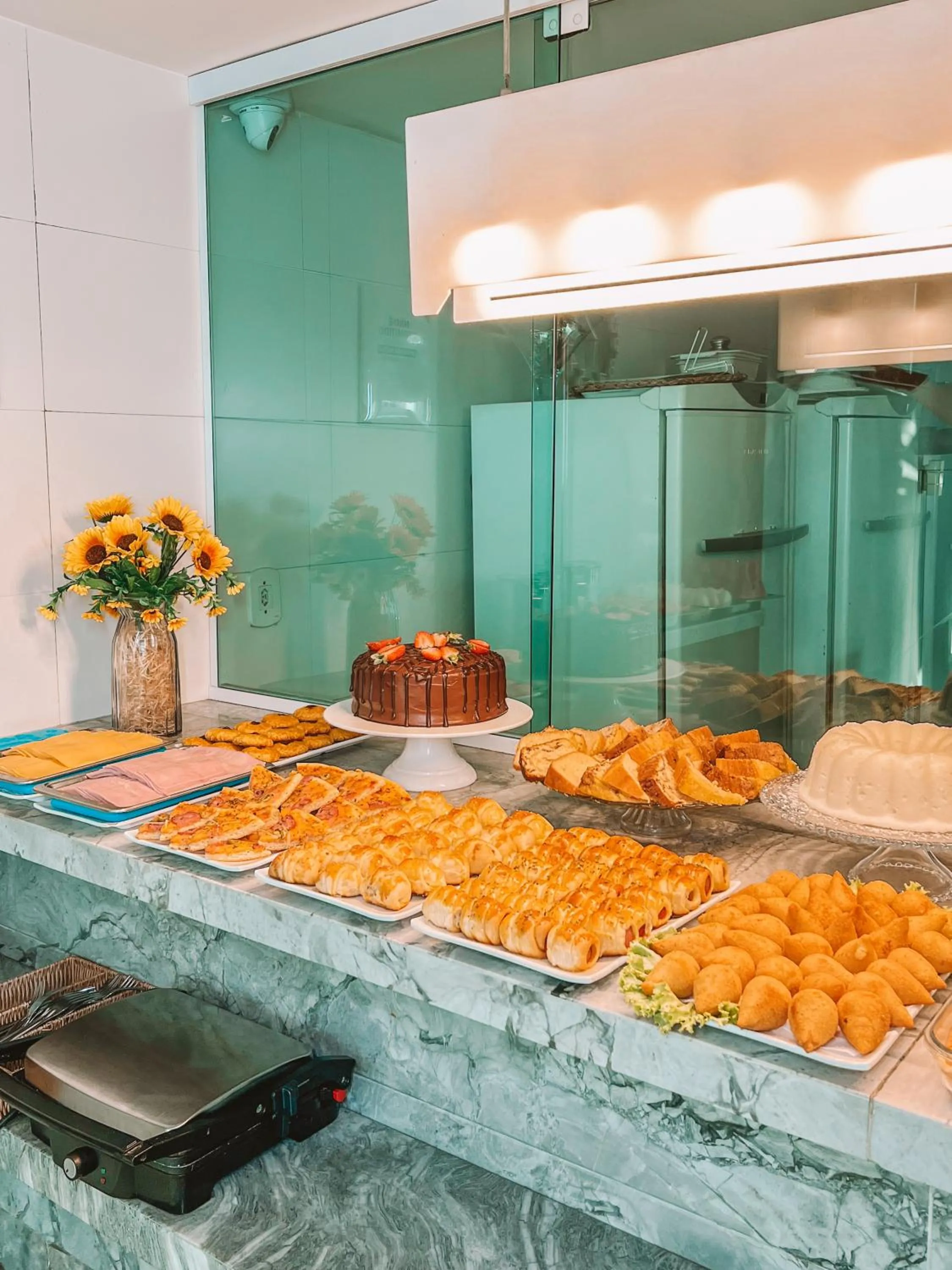 Buffet breakfast in Absolutte Hotel