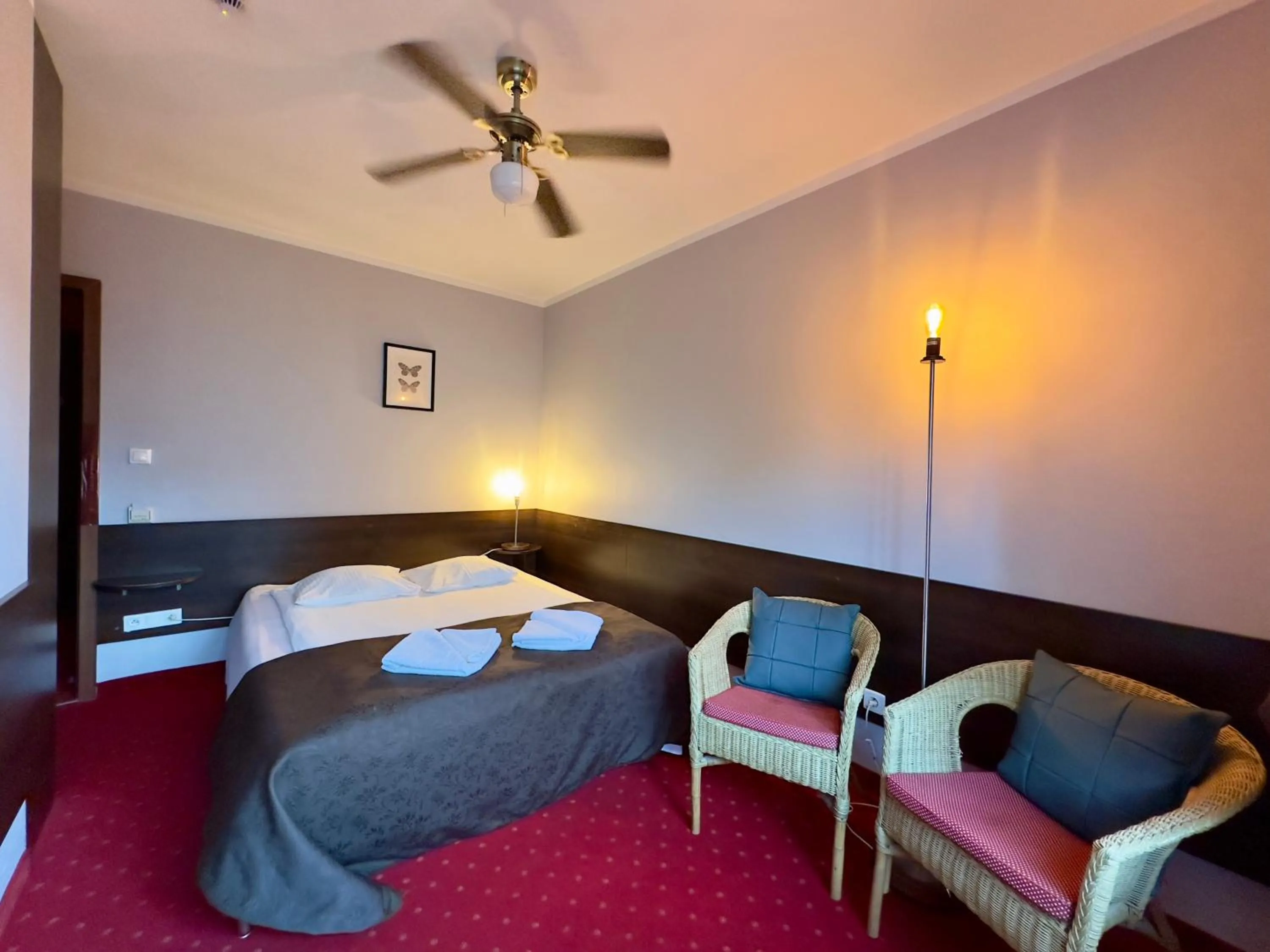Bed in Villa Stylius