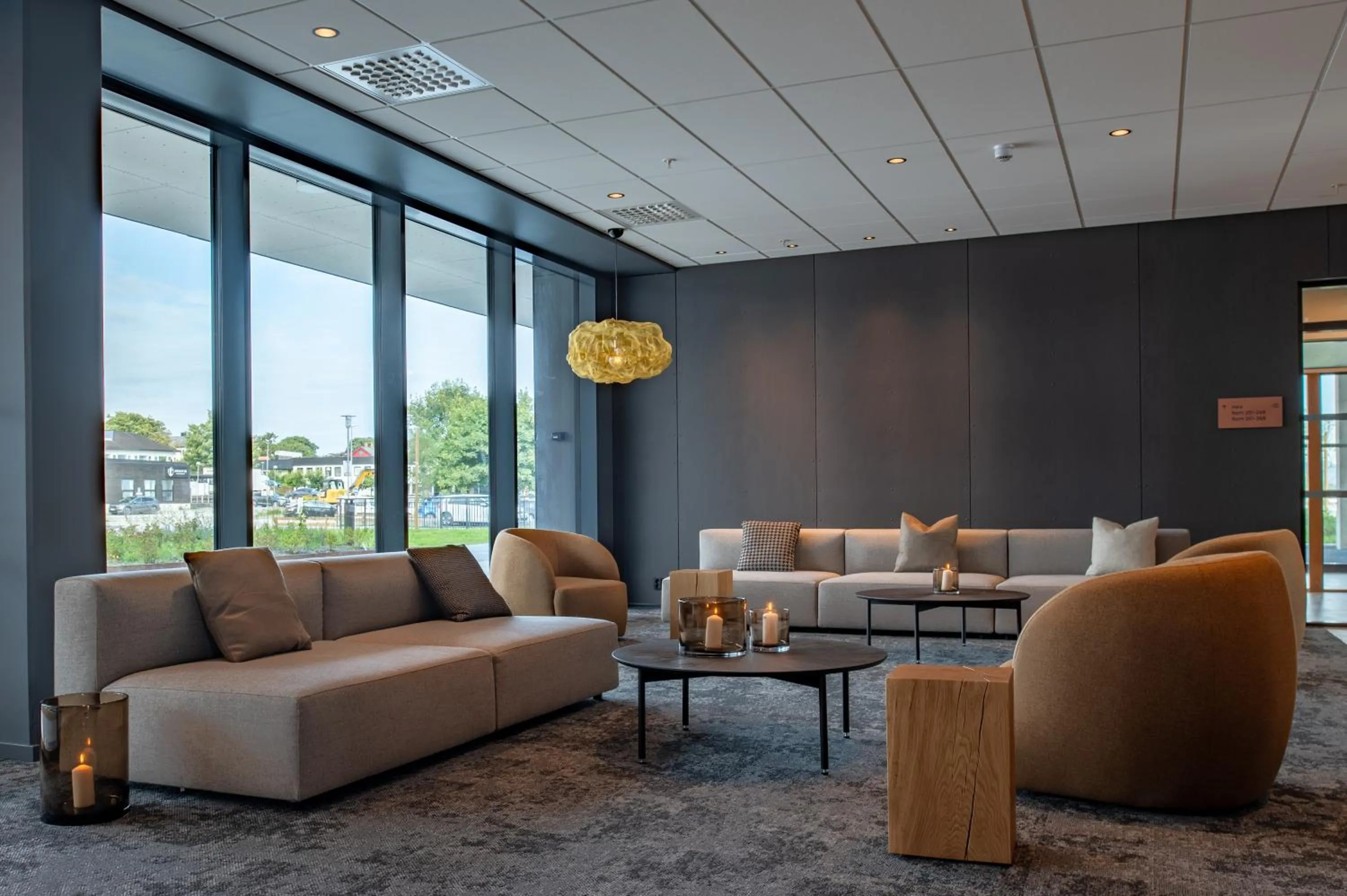 Lobby or reception in Ørland Kysthotell