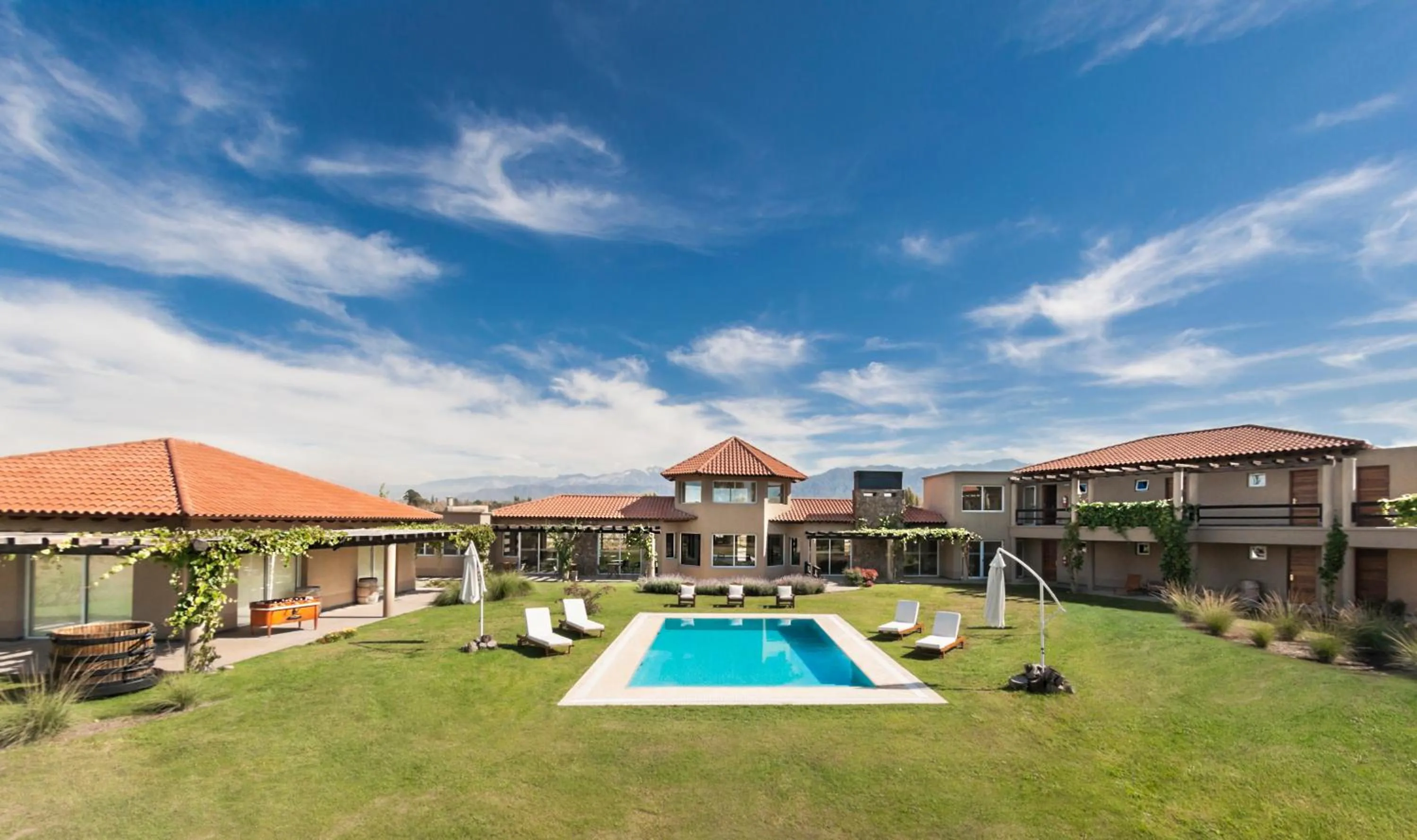 Garden view in Villa Mansa