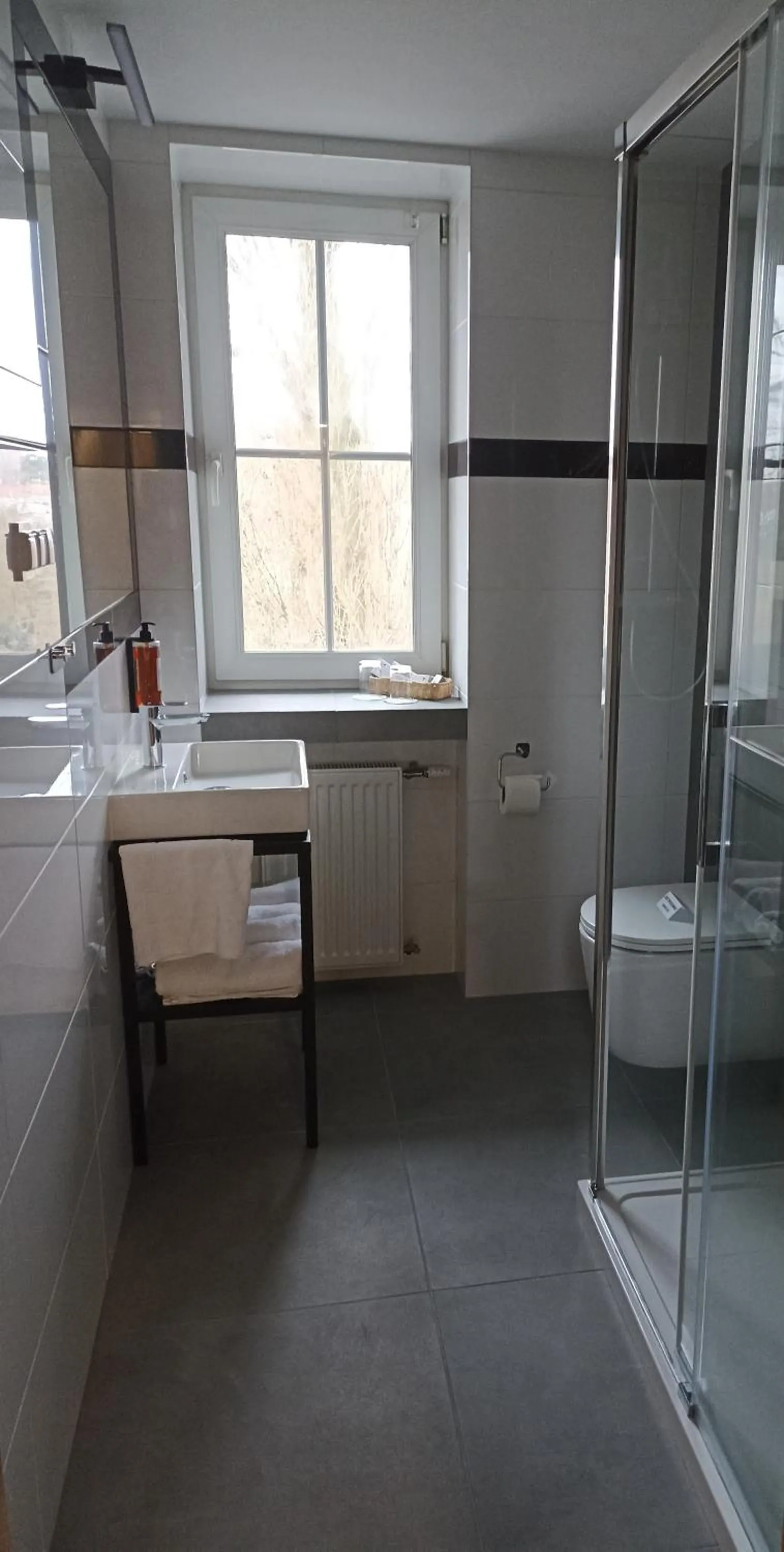 Bathroom in Hotel Pietrak