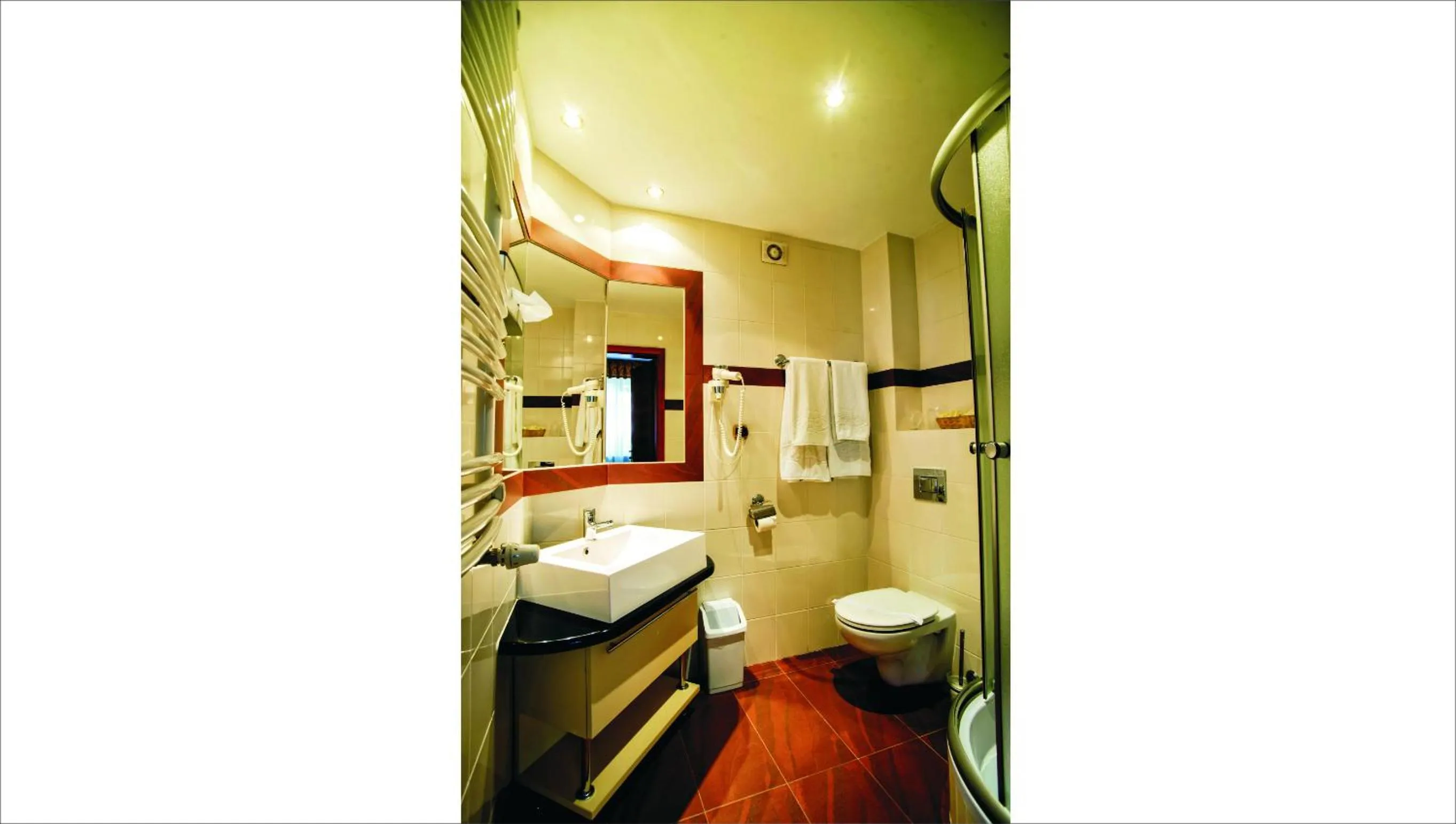 Bathroom in Hotel Pietrak