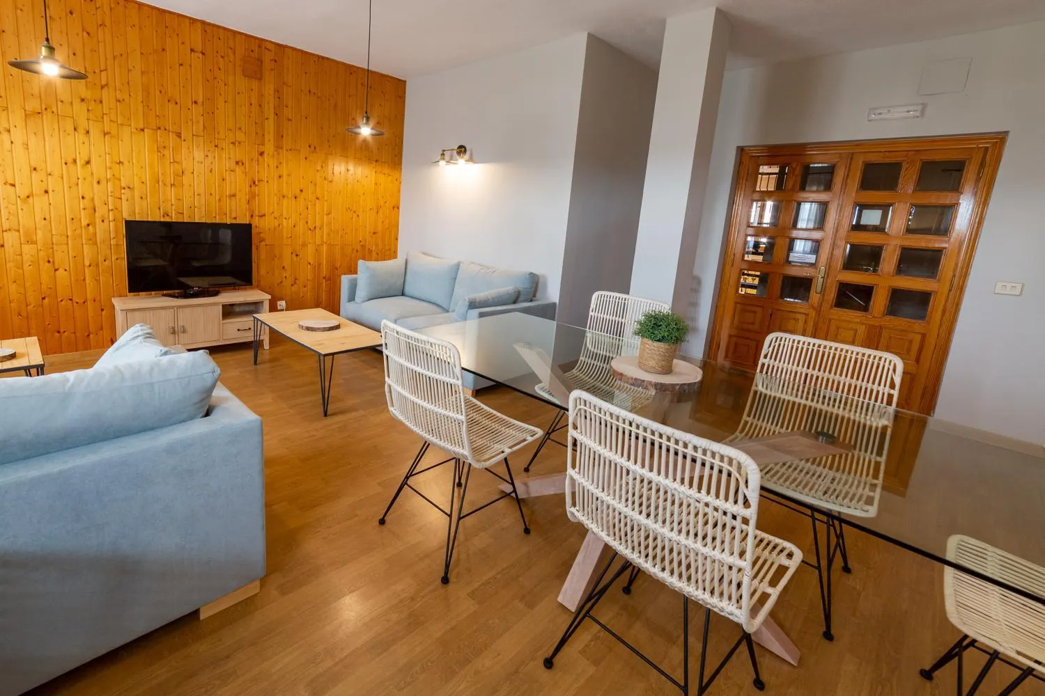 Seating area in Hotel de Montaña Rubielos