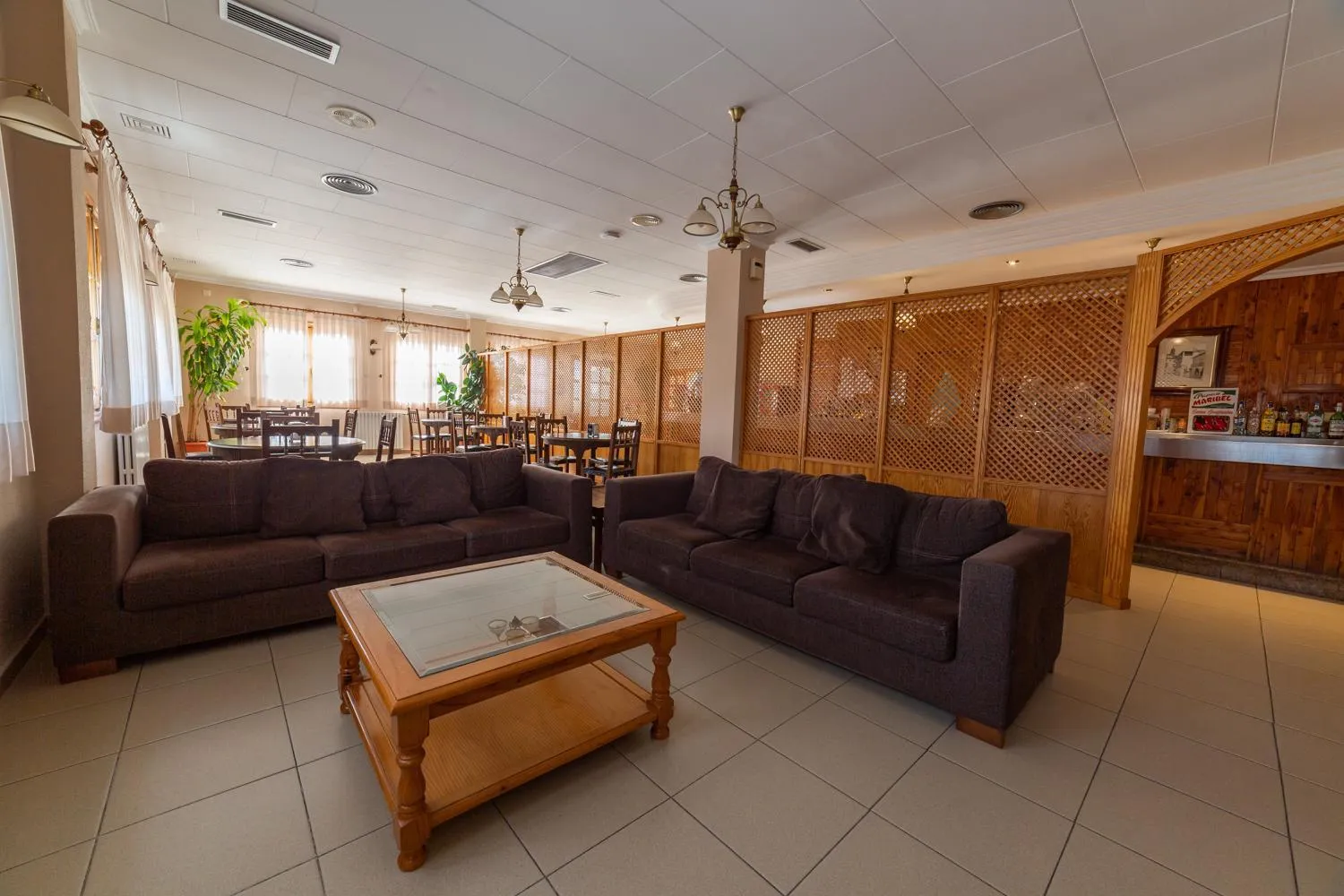 Lobby or reception in Hotel de Montaña Rubielos