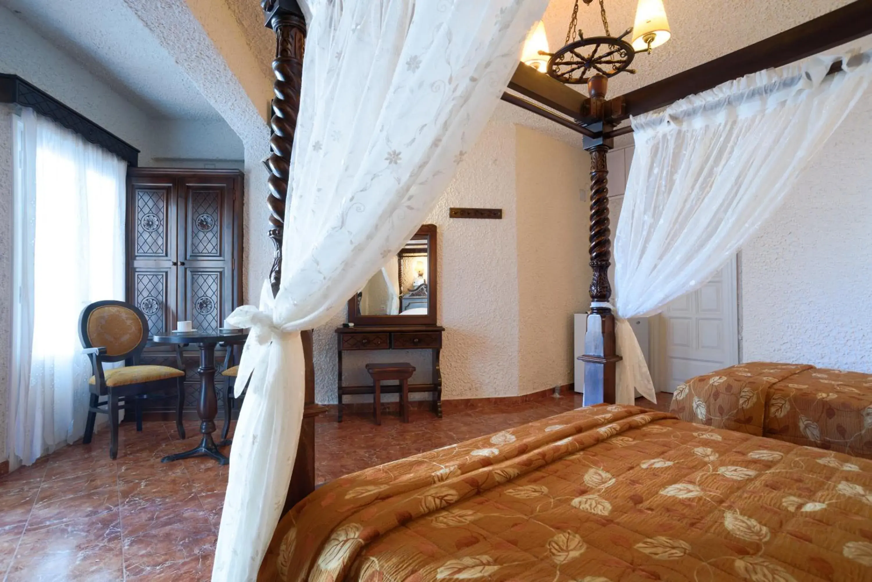 Bed in Hotel Porto Perissa Bed in Hotel Porto Perissa