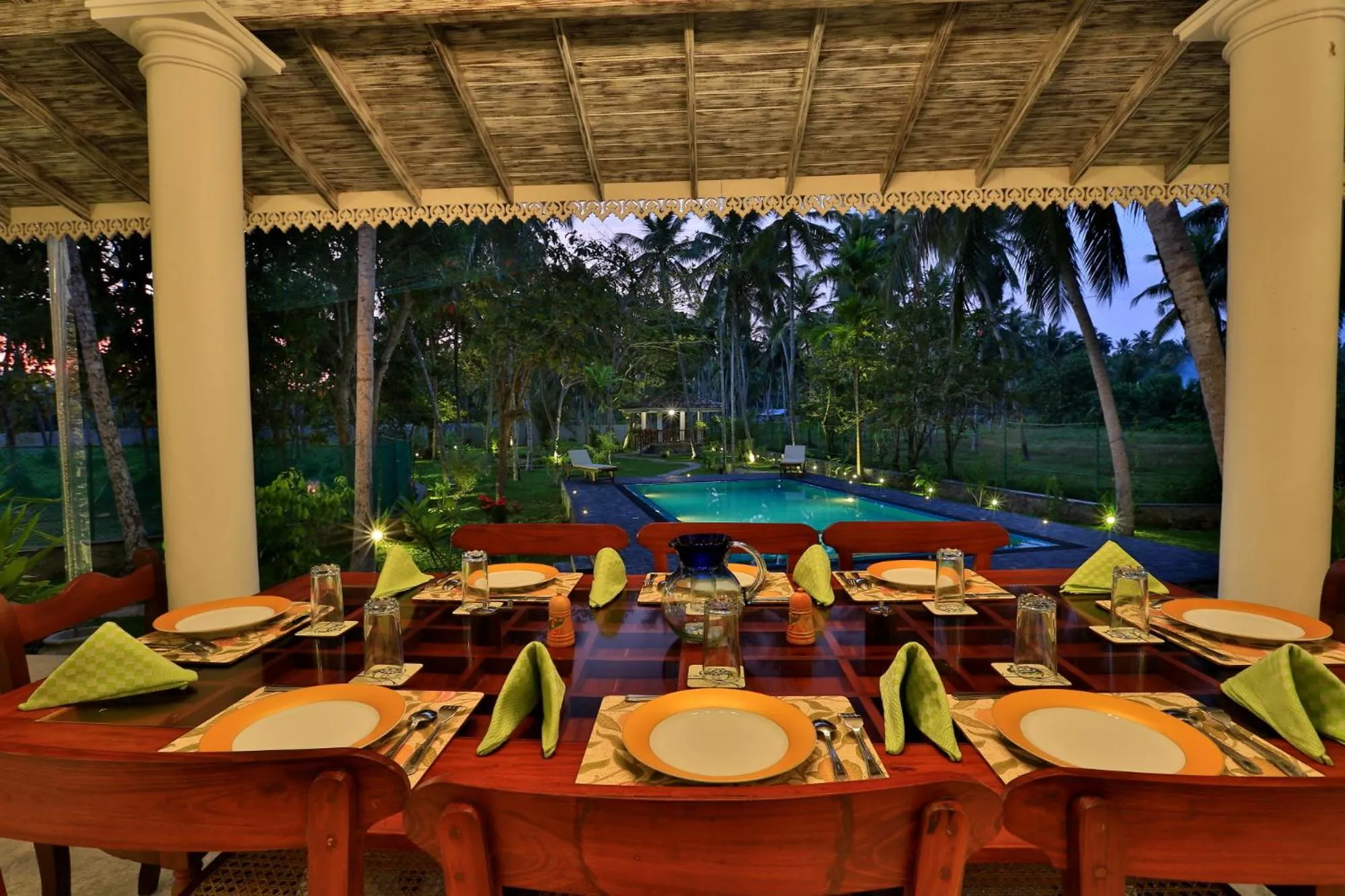 Dining area in Amara Villa