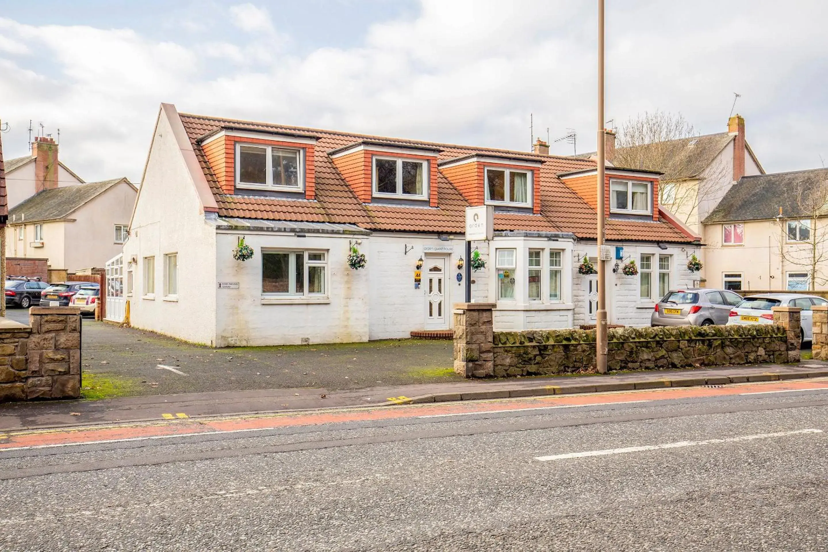 Facade/entrance in Arden Guest House, Craigmillar Castle Edinburgh Facade/entrance in Arden Guest House, Craigmillar Castle Edinburgh