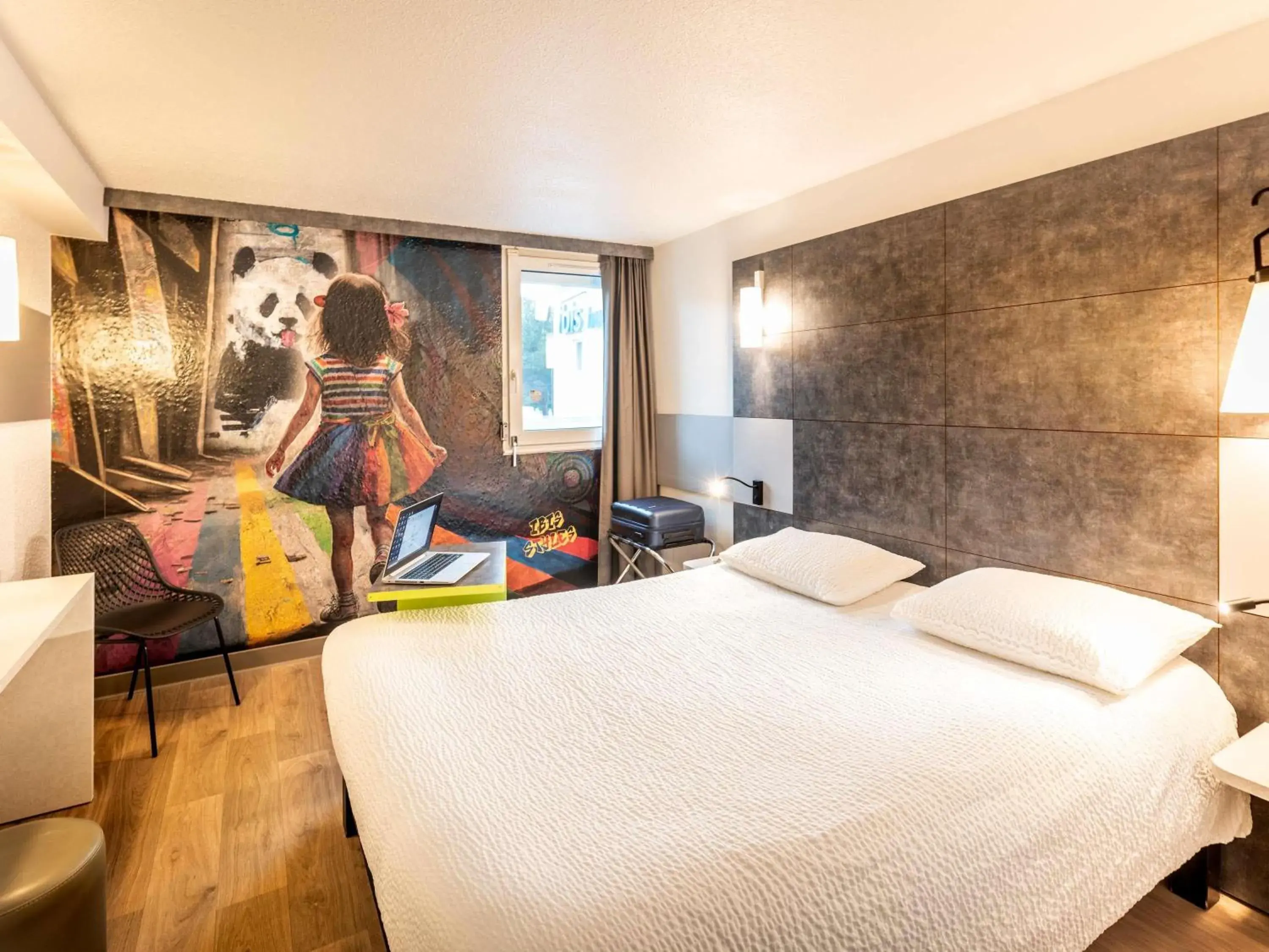 Bedroom, Bed in ibis Styles Brive Ouest Bedroom, Bed in ibis Styles Brive Ouest