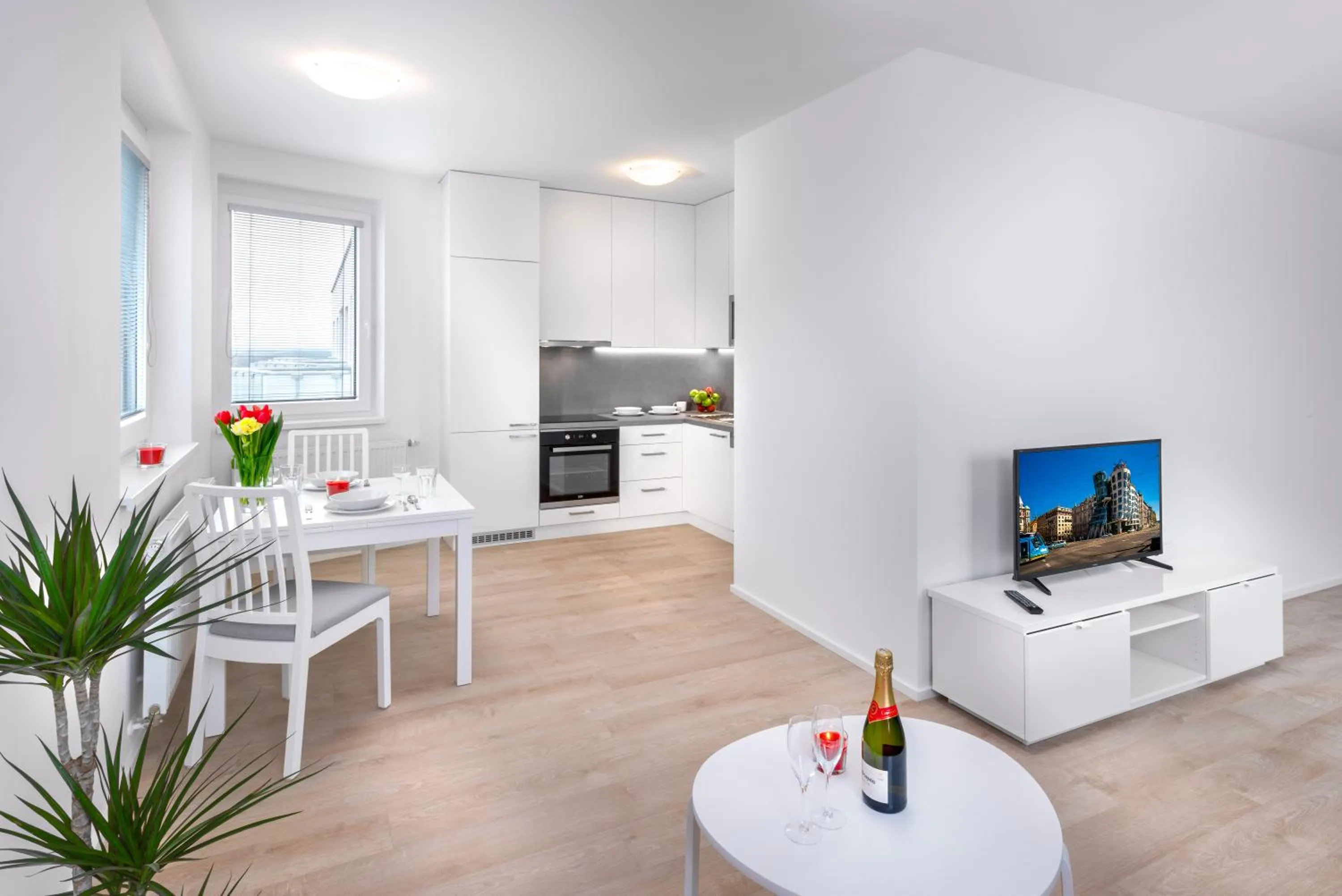 Kitchen or kitchenette in CityWest Apartments