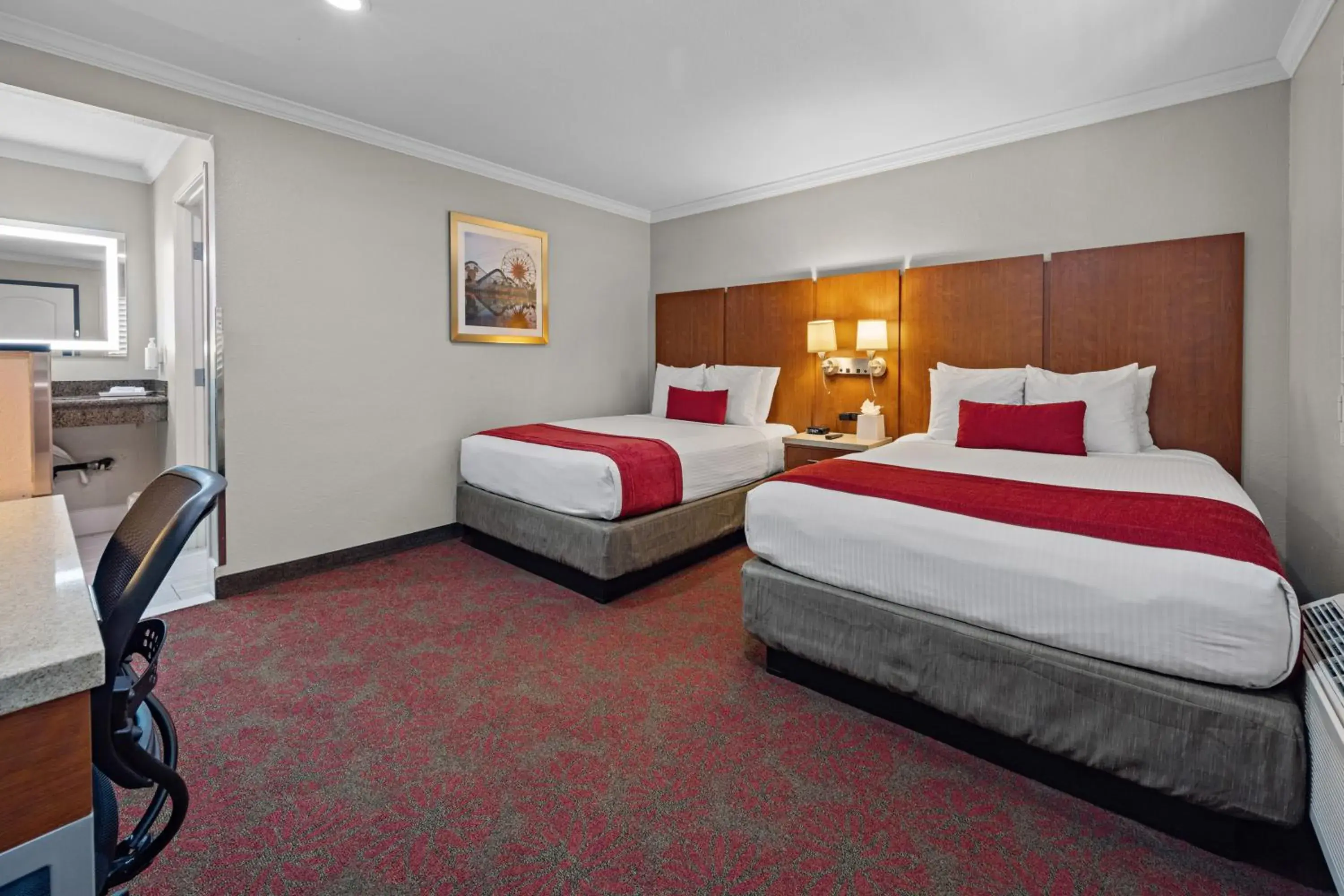 Bedroom, Bed in Del Sol Inn Anaheim Bedroom, Bed in Del Sol Inn Anaheim