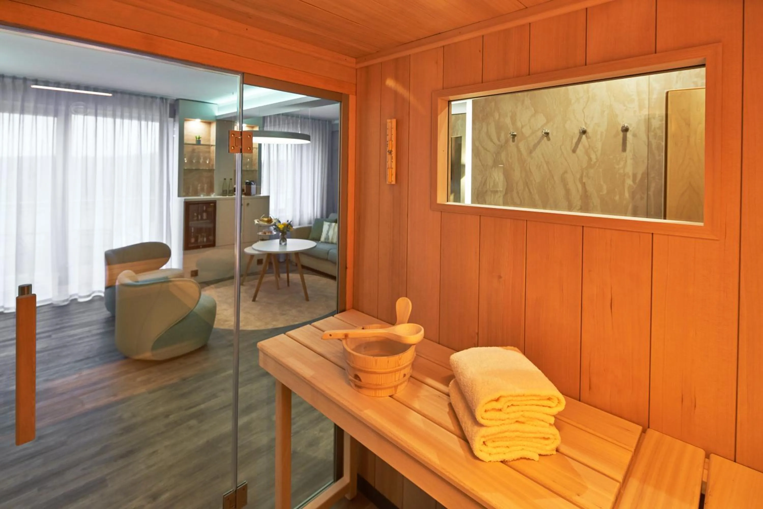 Sauna in Bio-Seehotel Zeulenroda