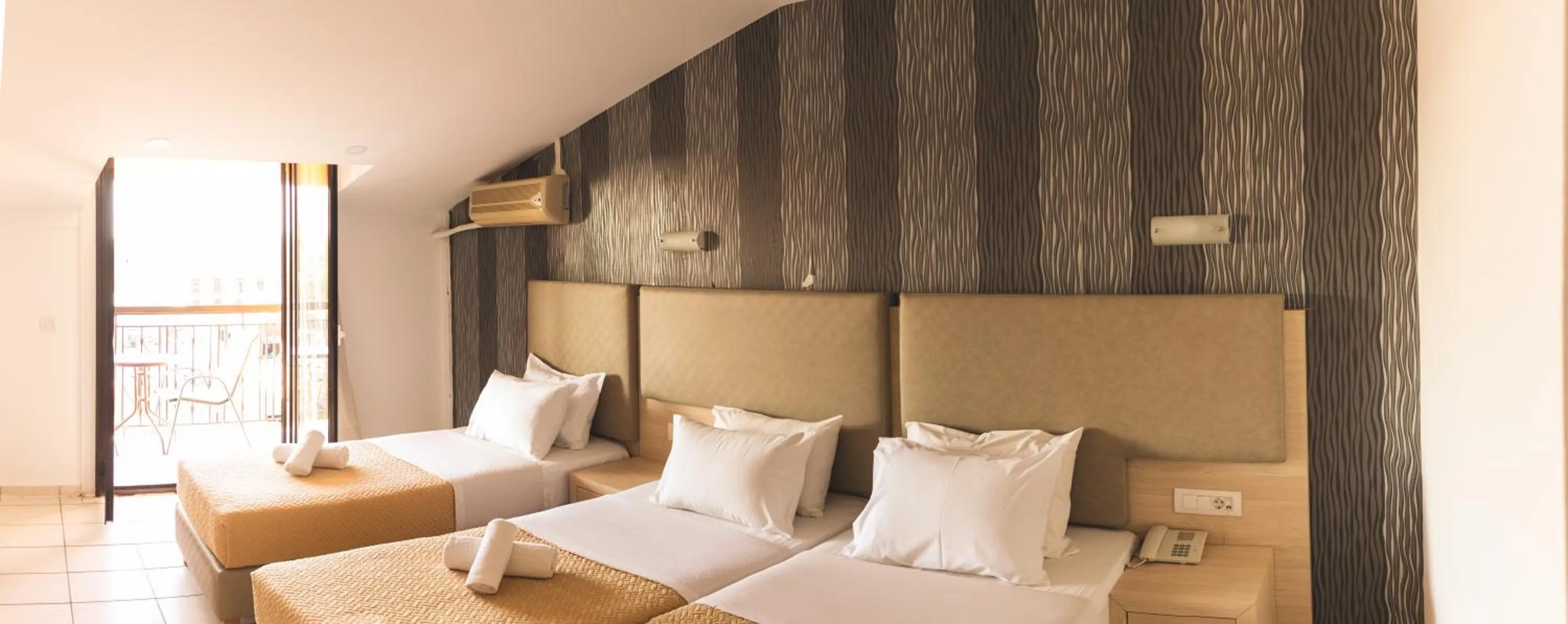 Bed in Alexander The Great Hotel