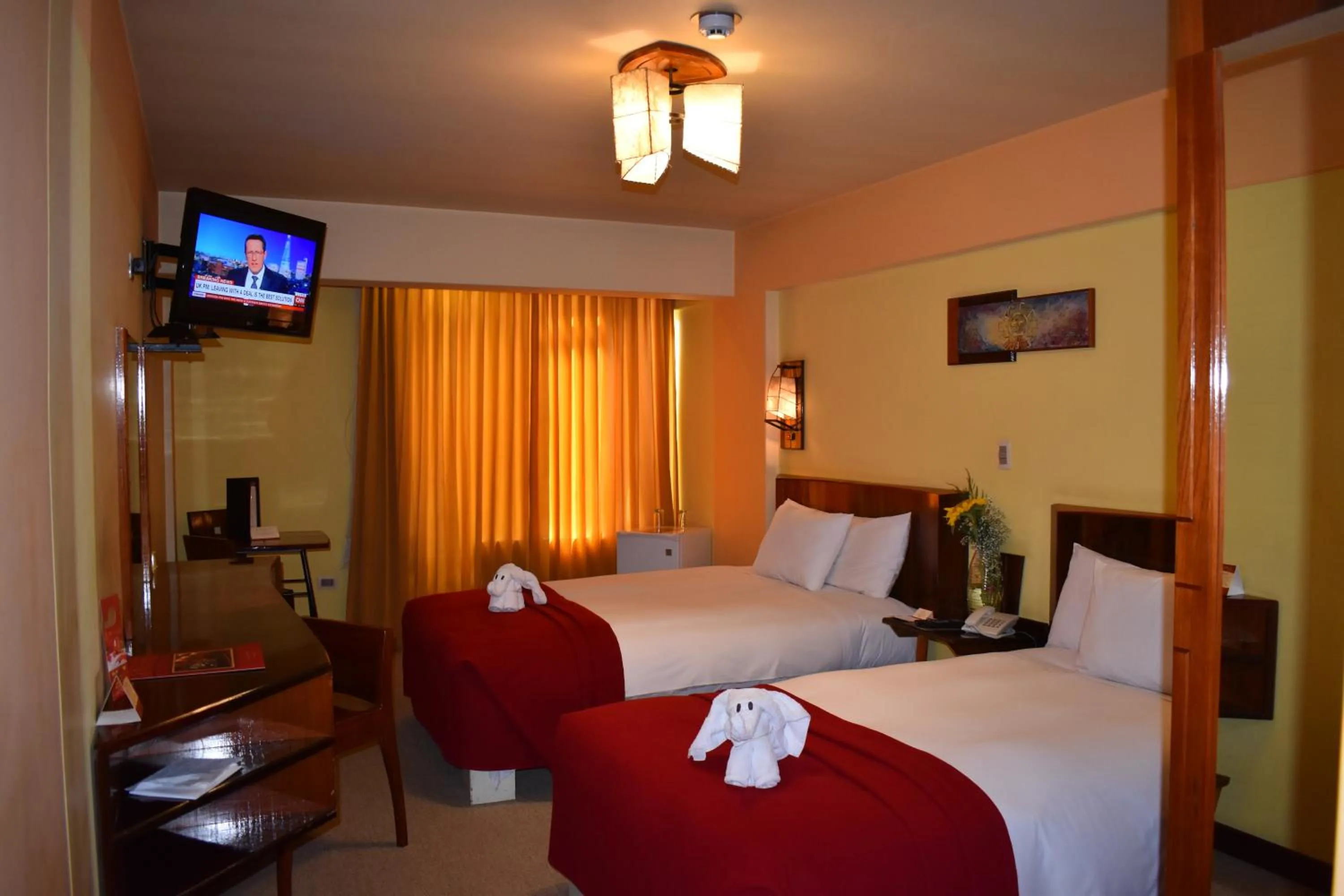 Bed in Royal Inn Hotel Puno