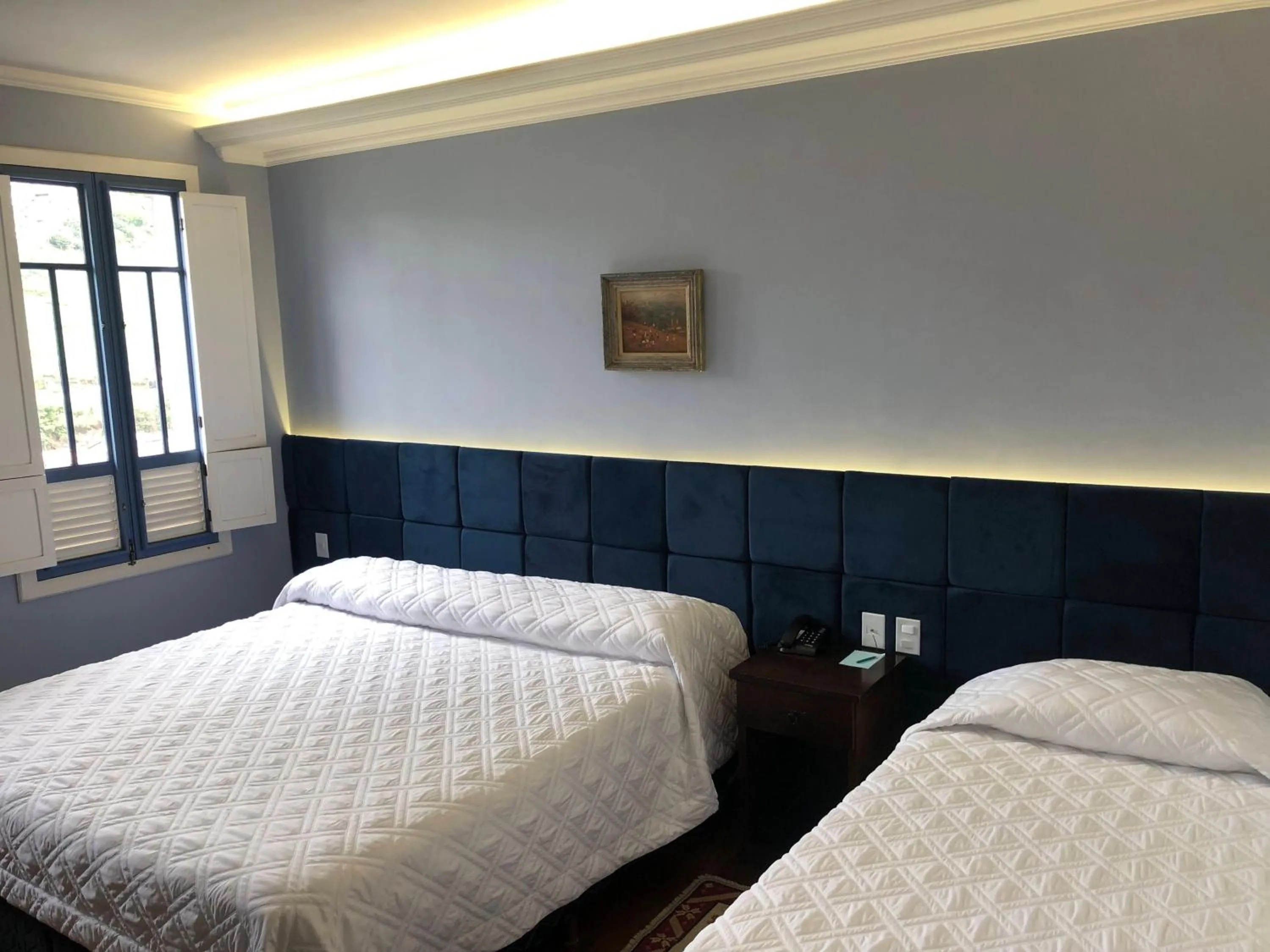 Bed in Hotel Pousada Minas Gerais