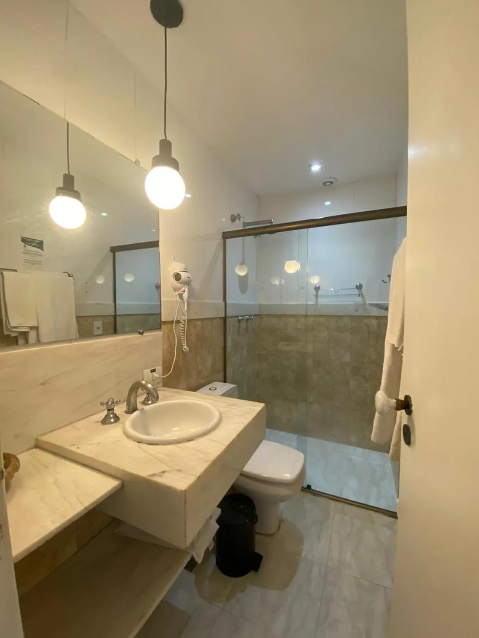 Shower in Hotel Pousada Minas Gerais