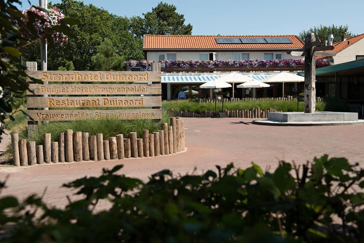 Garden in Strandhotel Duinoord