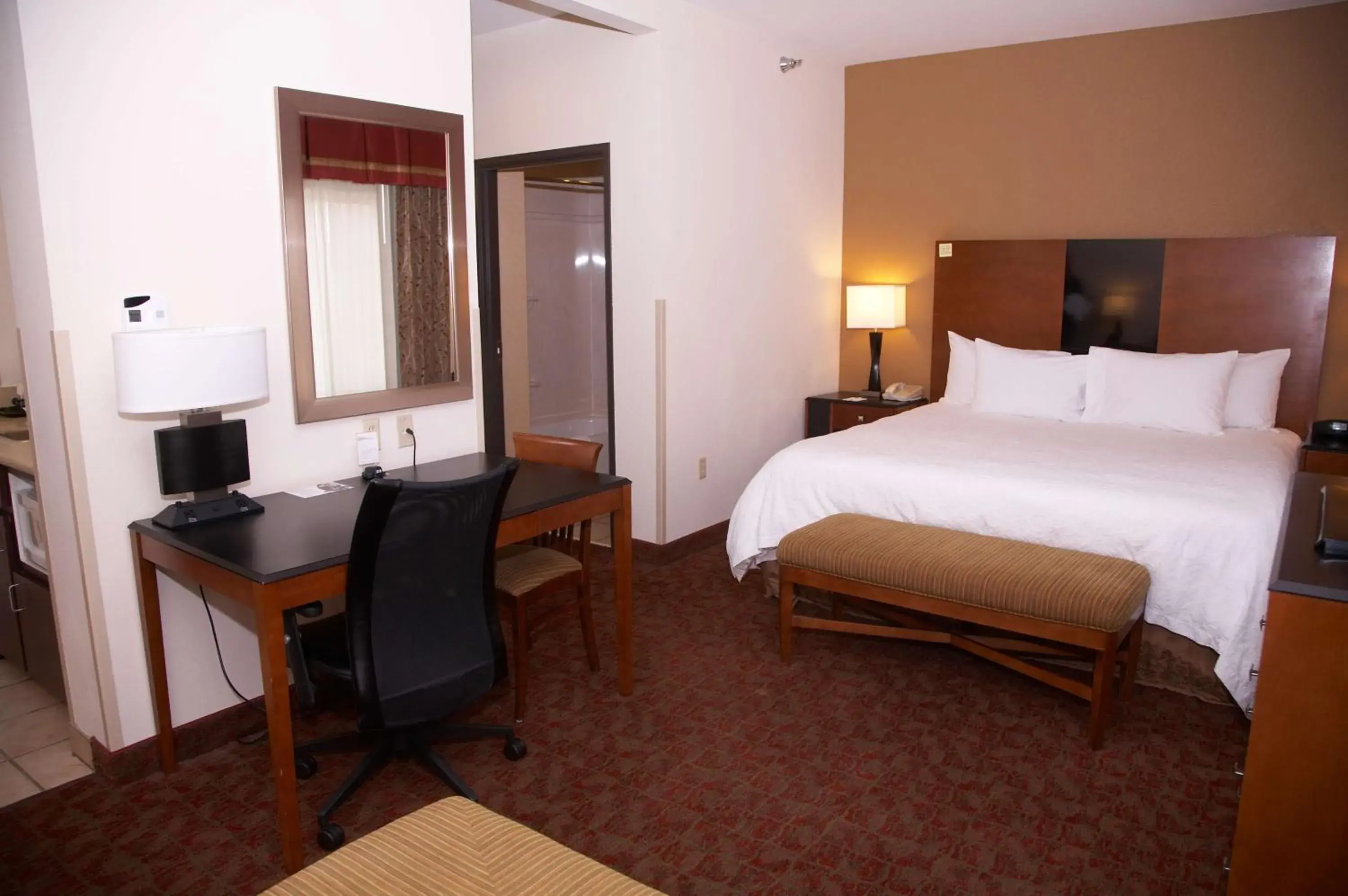 Bed in Hampton Inn & Suites Hobbs Bed in Hampton Inn & Suites Hobbs