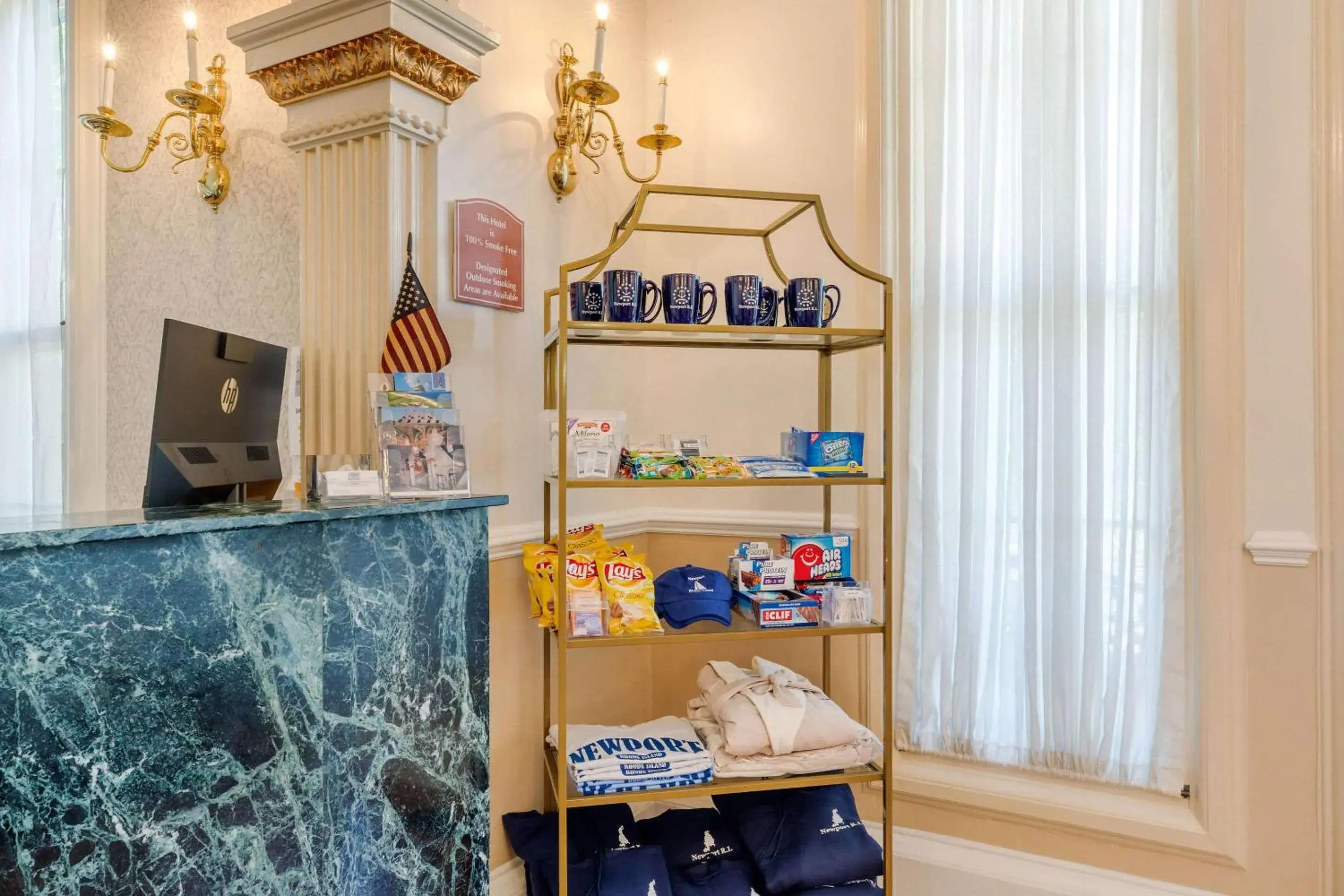 Lobby or reception in The Carriage House Inn Newport Lobby or reception in The Carriage House Inn Newport