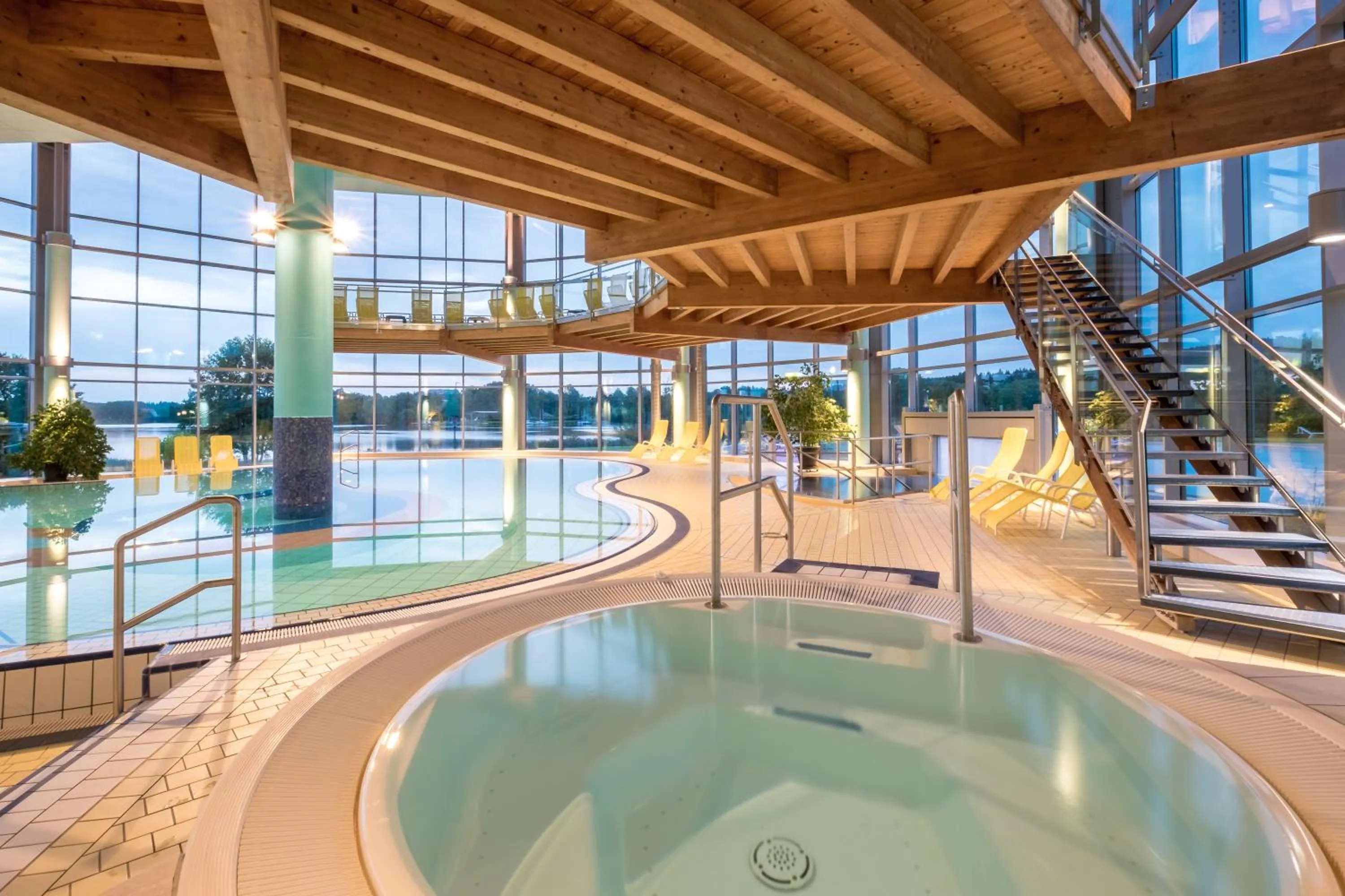 Hot Tub in Gesundheitshotel Weißenstadt am See