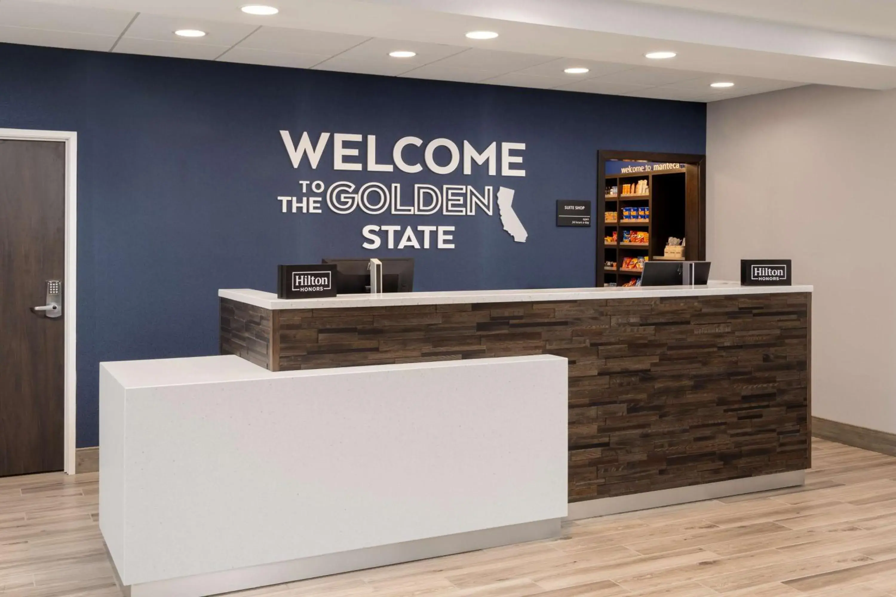 Lobby or reception in Hampton Inn & Suites Manteca Lobby or reception in Hampton Inn & Suites Manteca