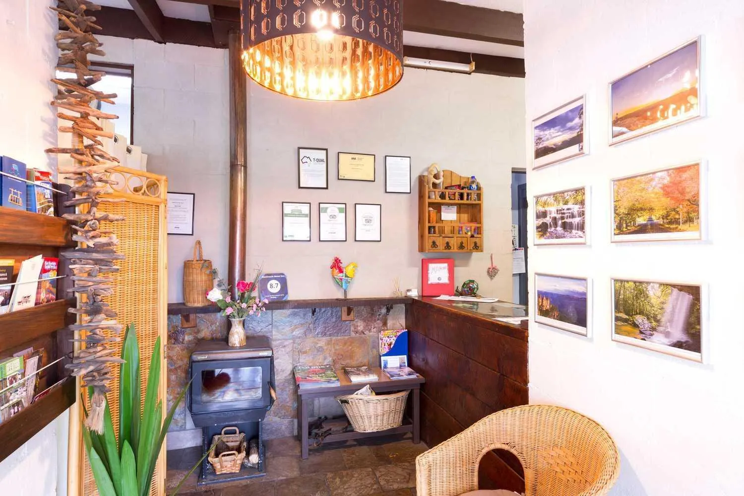 Lobby or reception in Blackheath Motor Inn