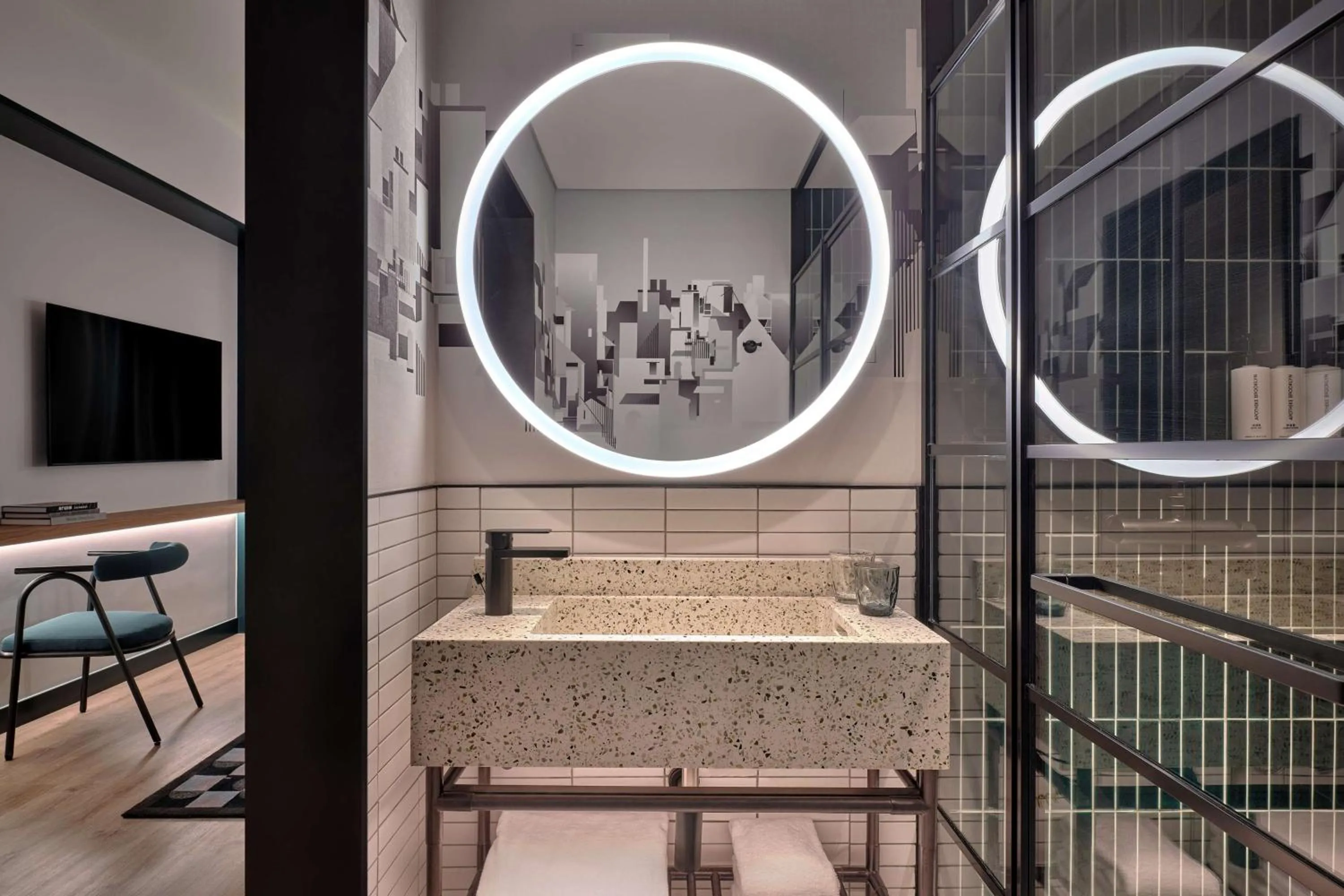 Bathroom in Caption by Hyatt Zhongshan Park Shanghai