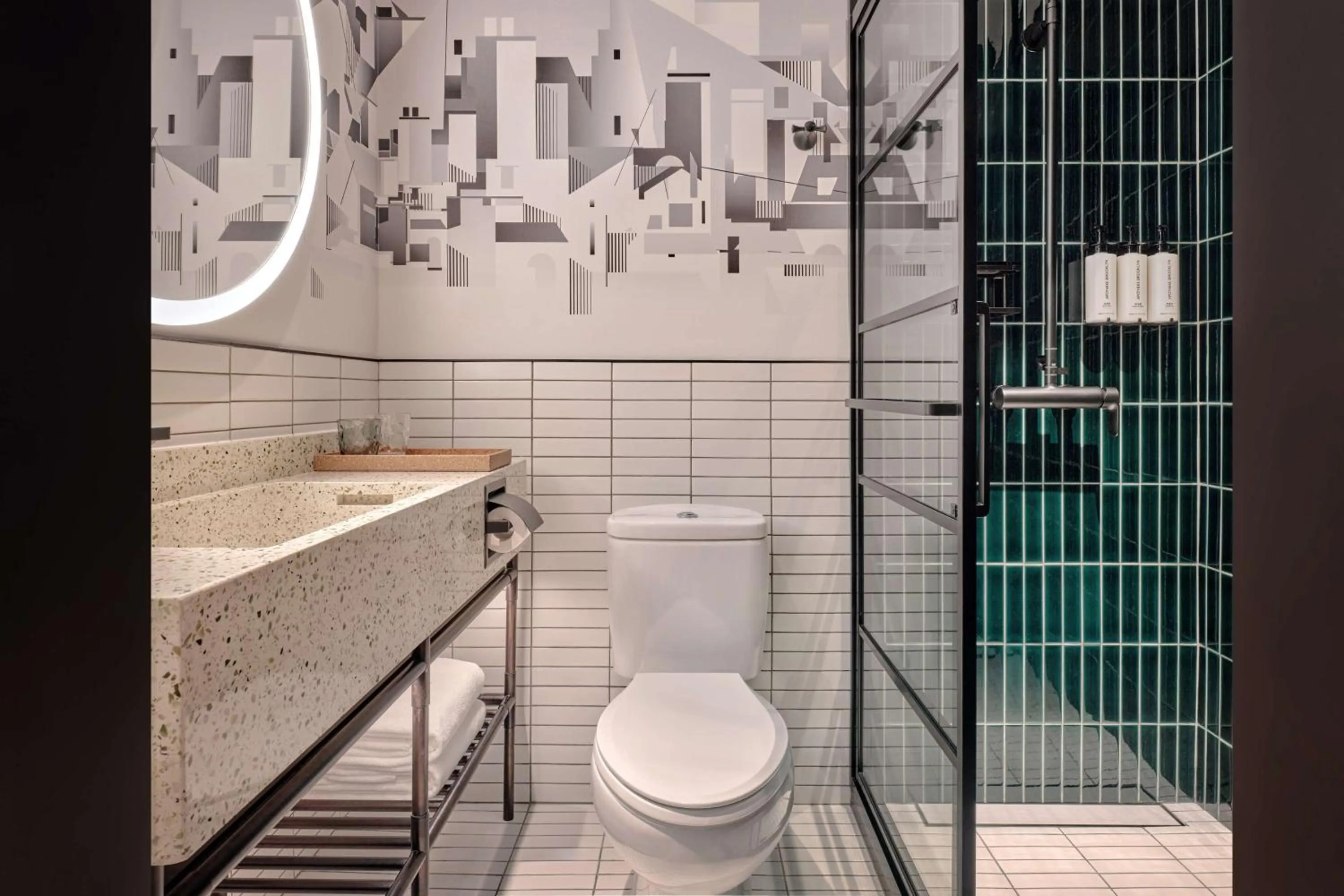 Bathroom in Caption by Hyatt Zhongshan Park Shanghai