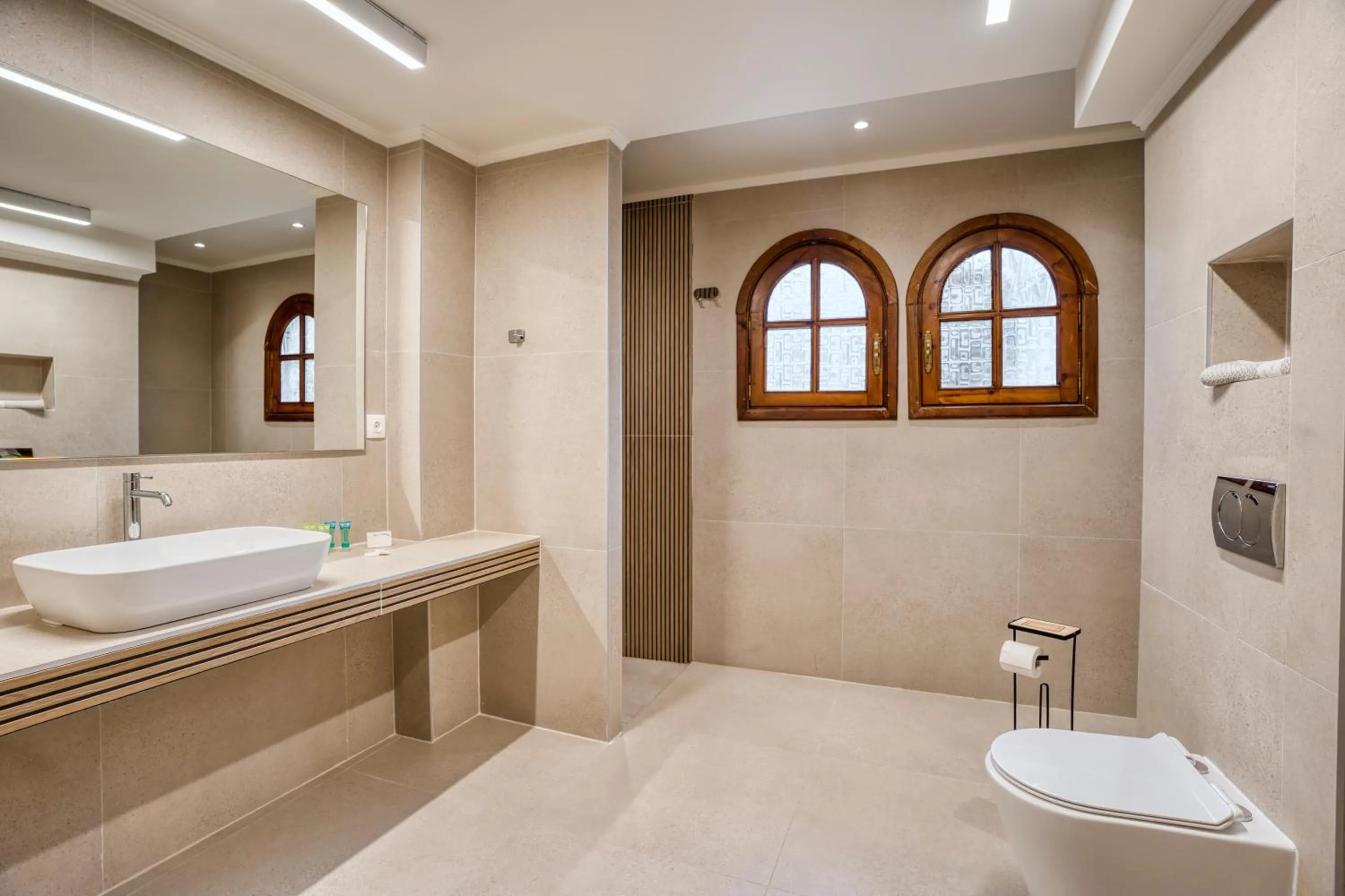 Toilet in Georgalas Sun Beach Resort