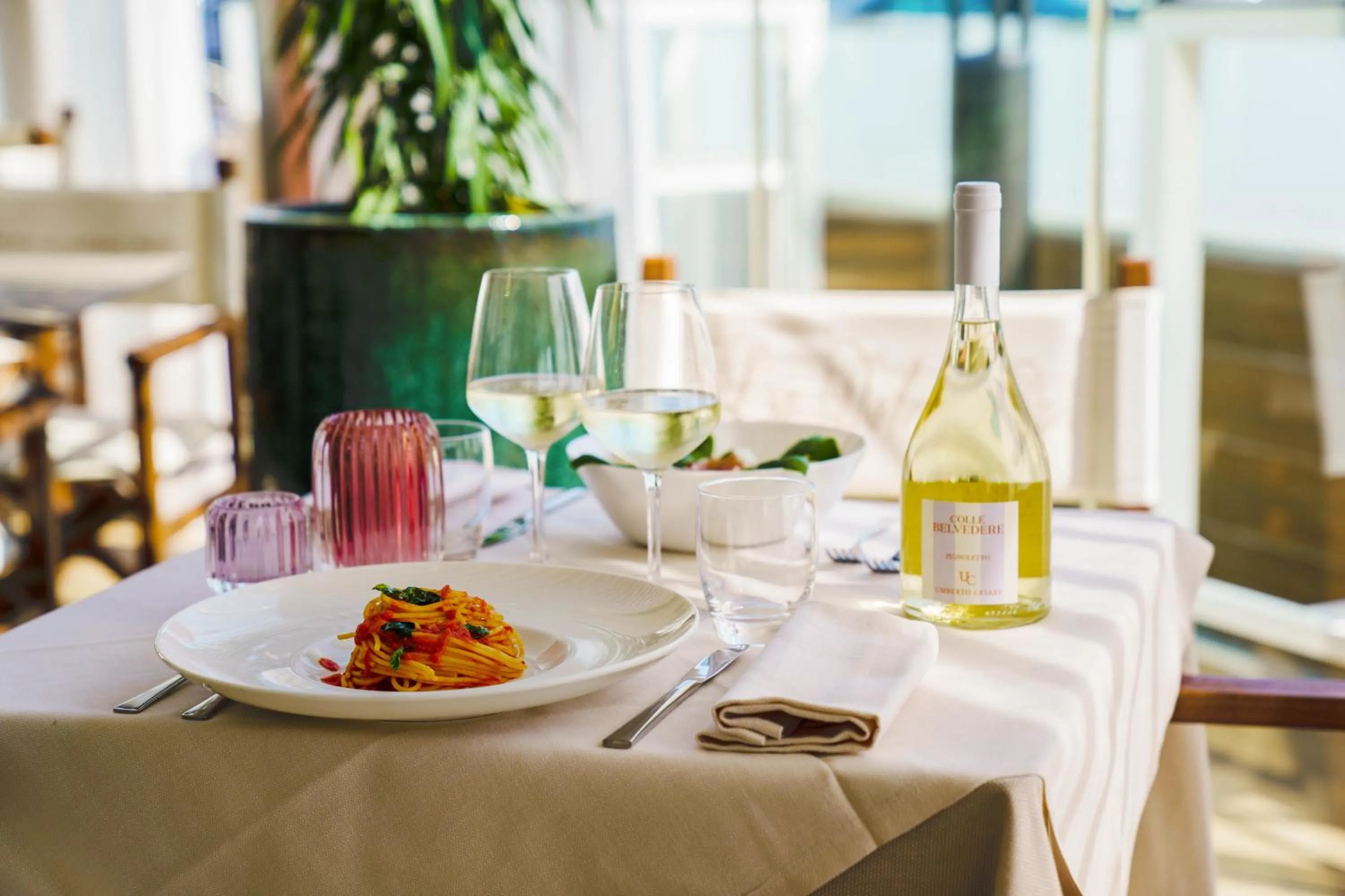 Restaurant/places to eat in Hotel Orchidea