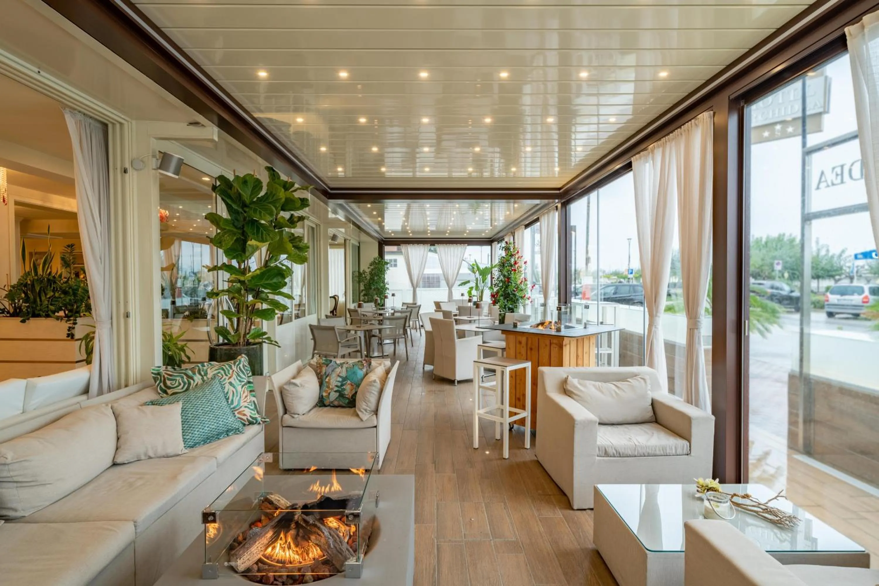 Lobby or reception in Hotel Orchidea