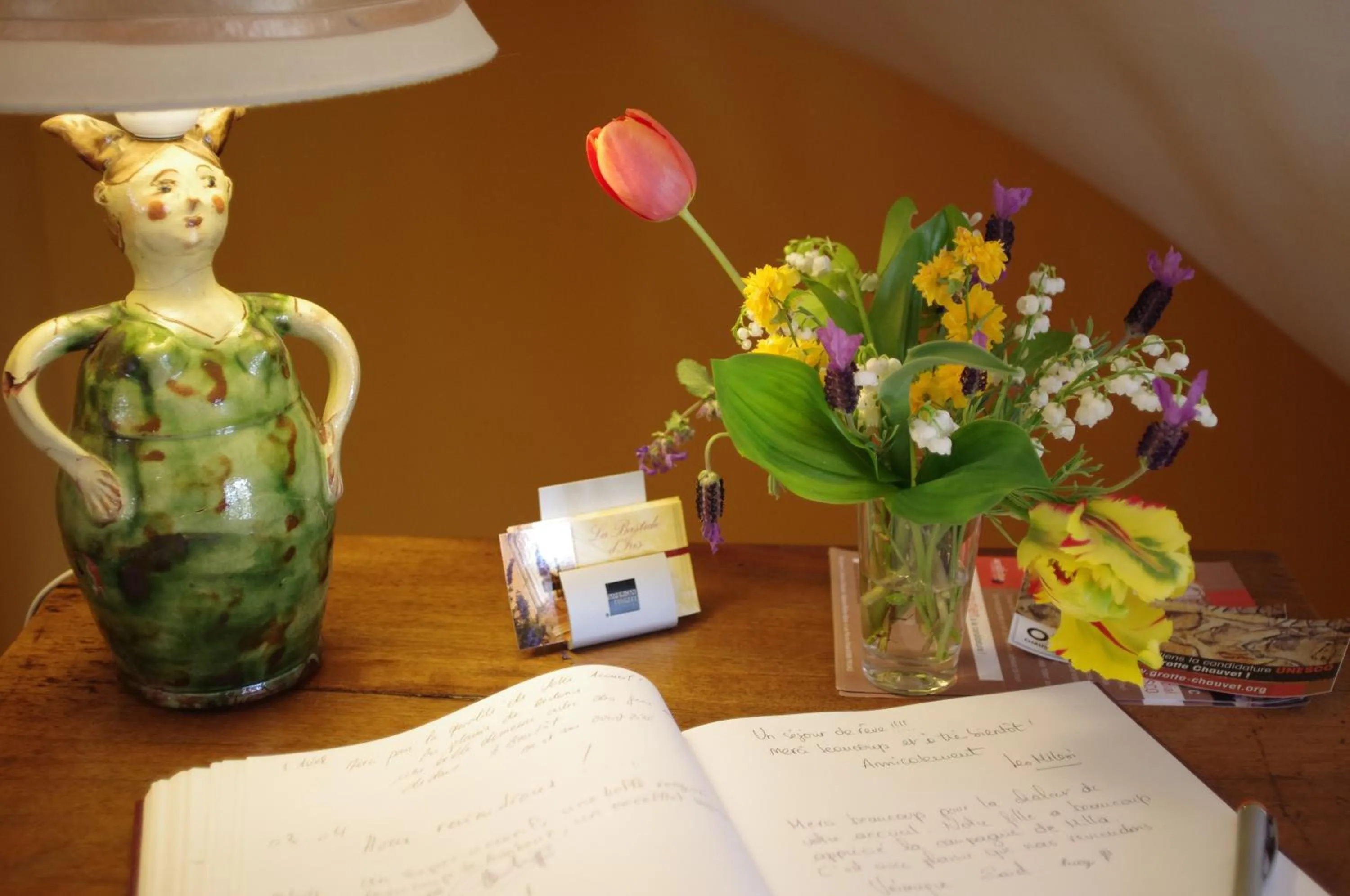 Lobby or reception in Hôtel La Bastide d'Iris
