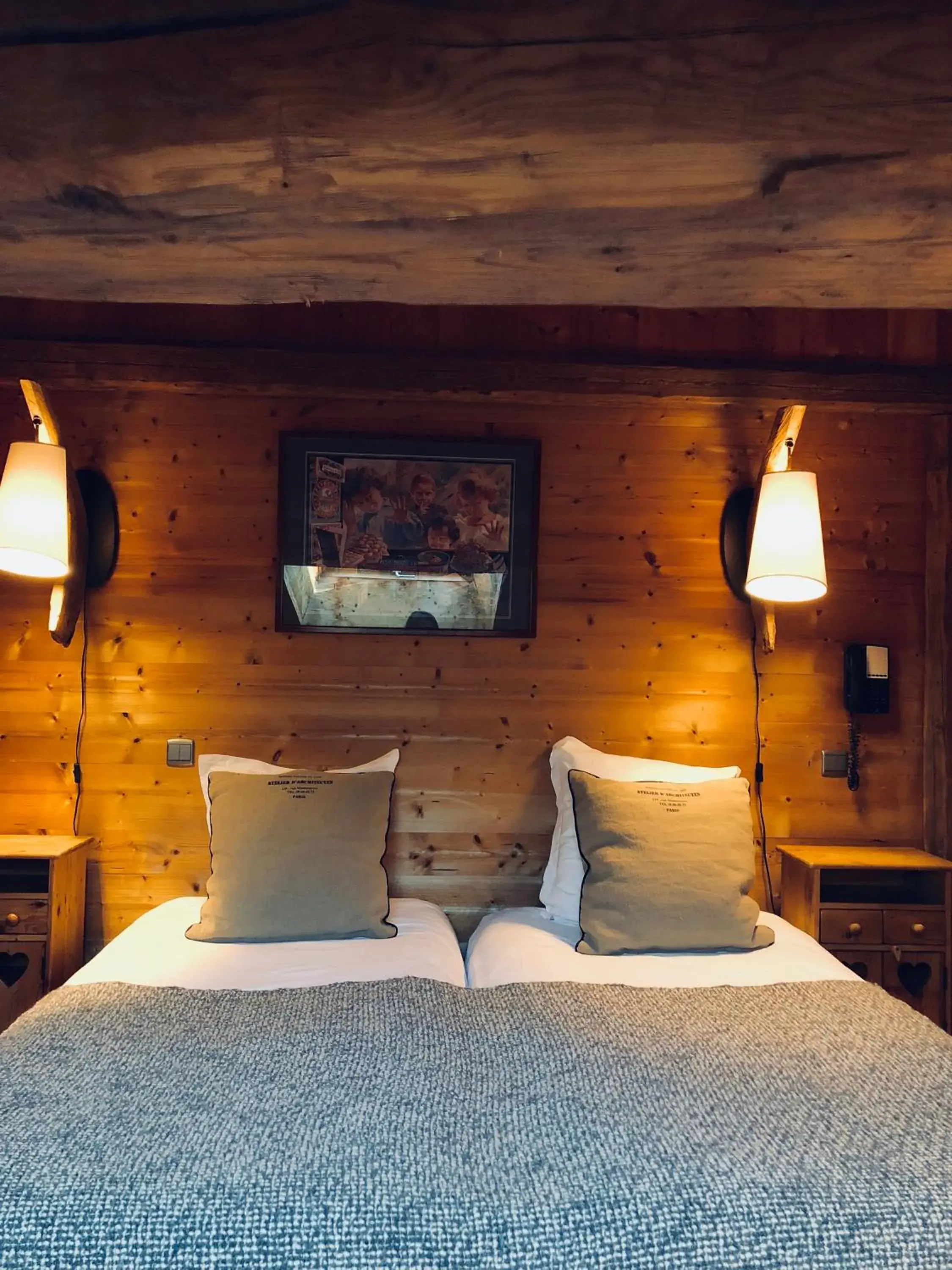 Twin Room - Attic 16 in Le Coin Savoyard Twin Room - Attic 16 in Le Coin Savoyard
