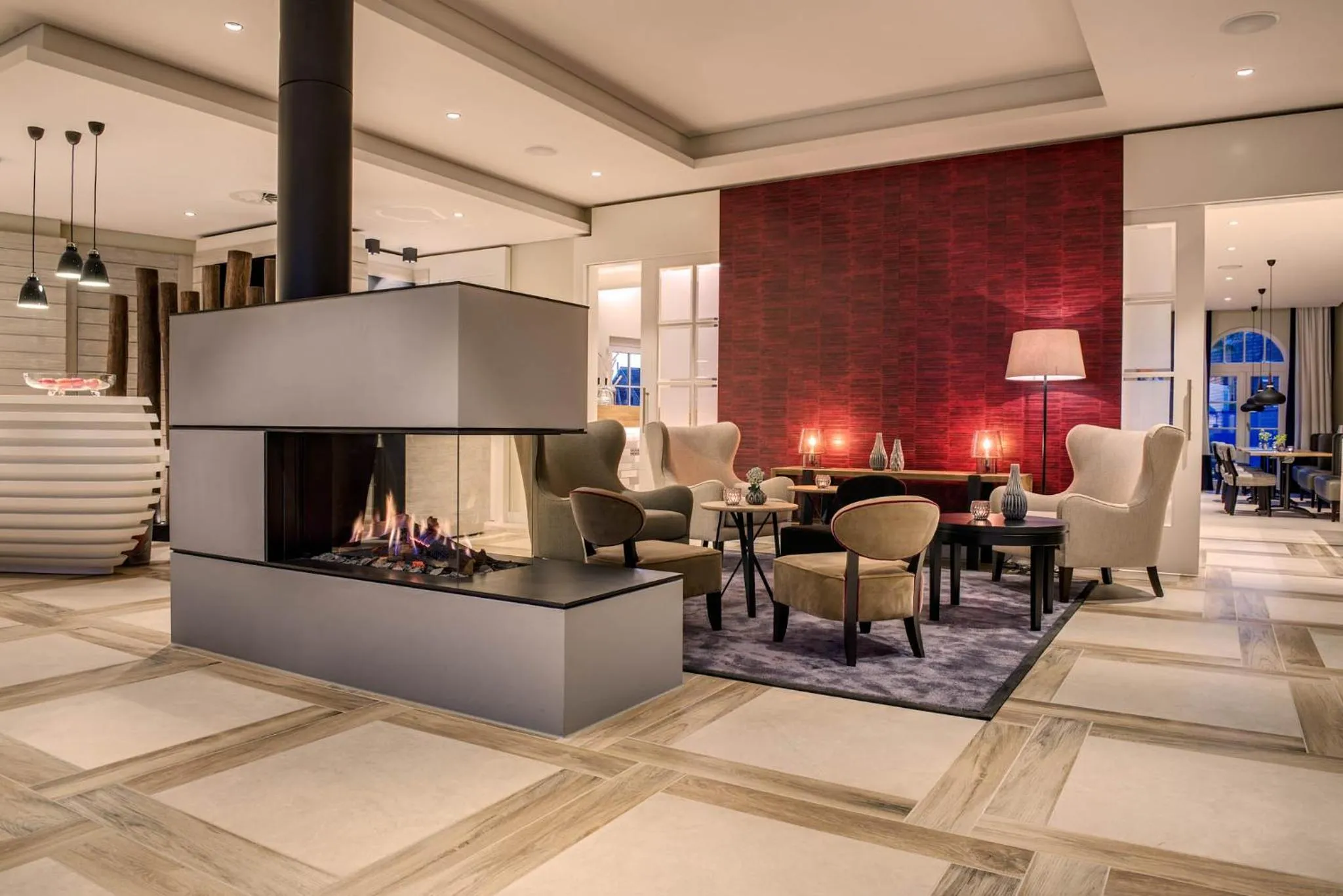 Lobby or reception in Hotel Restaurant Burg-Klause