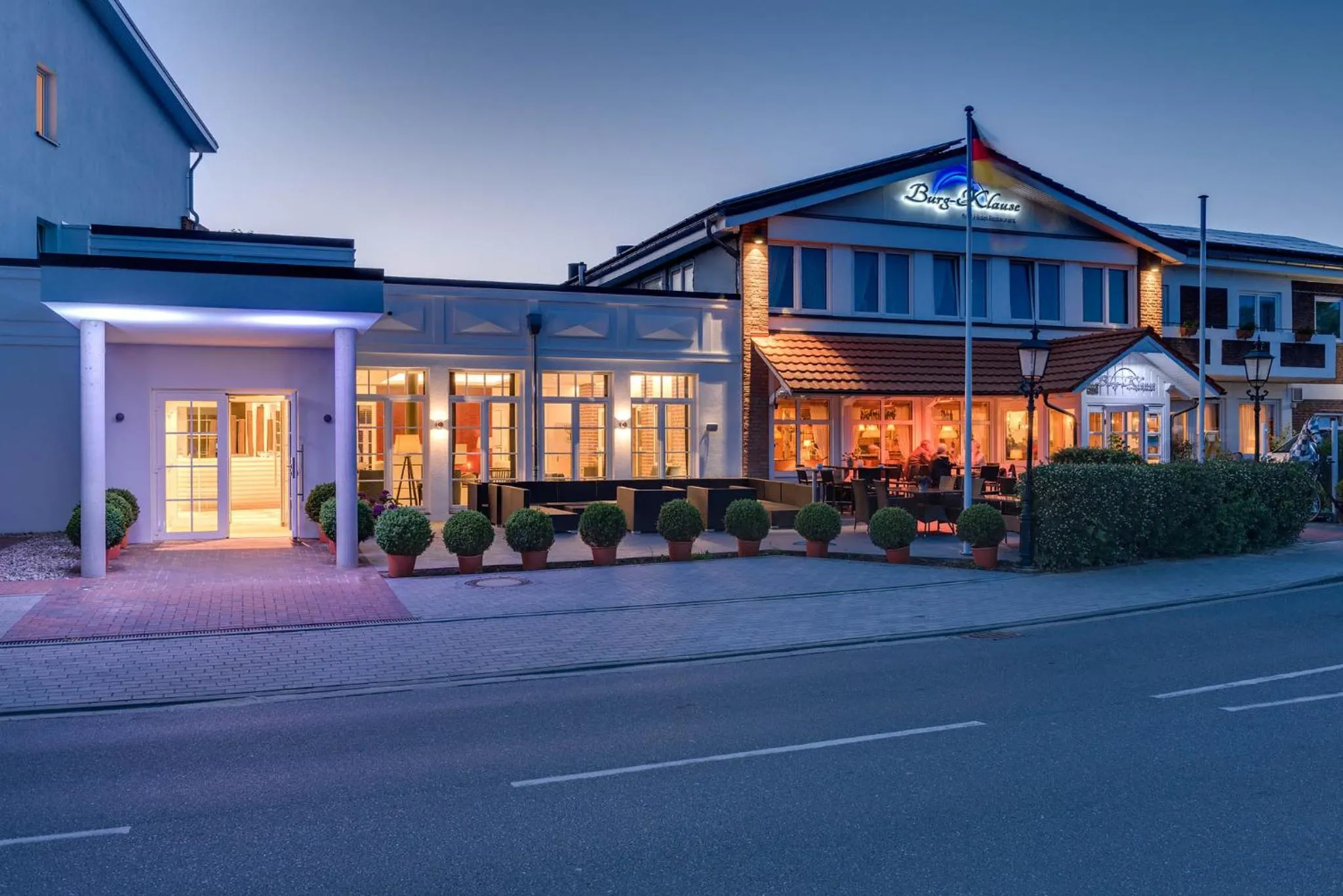 Property building in Hotel Restaurant Burg-Klause