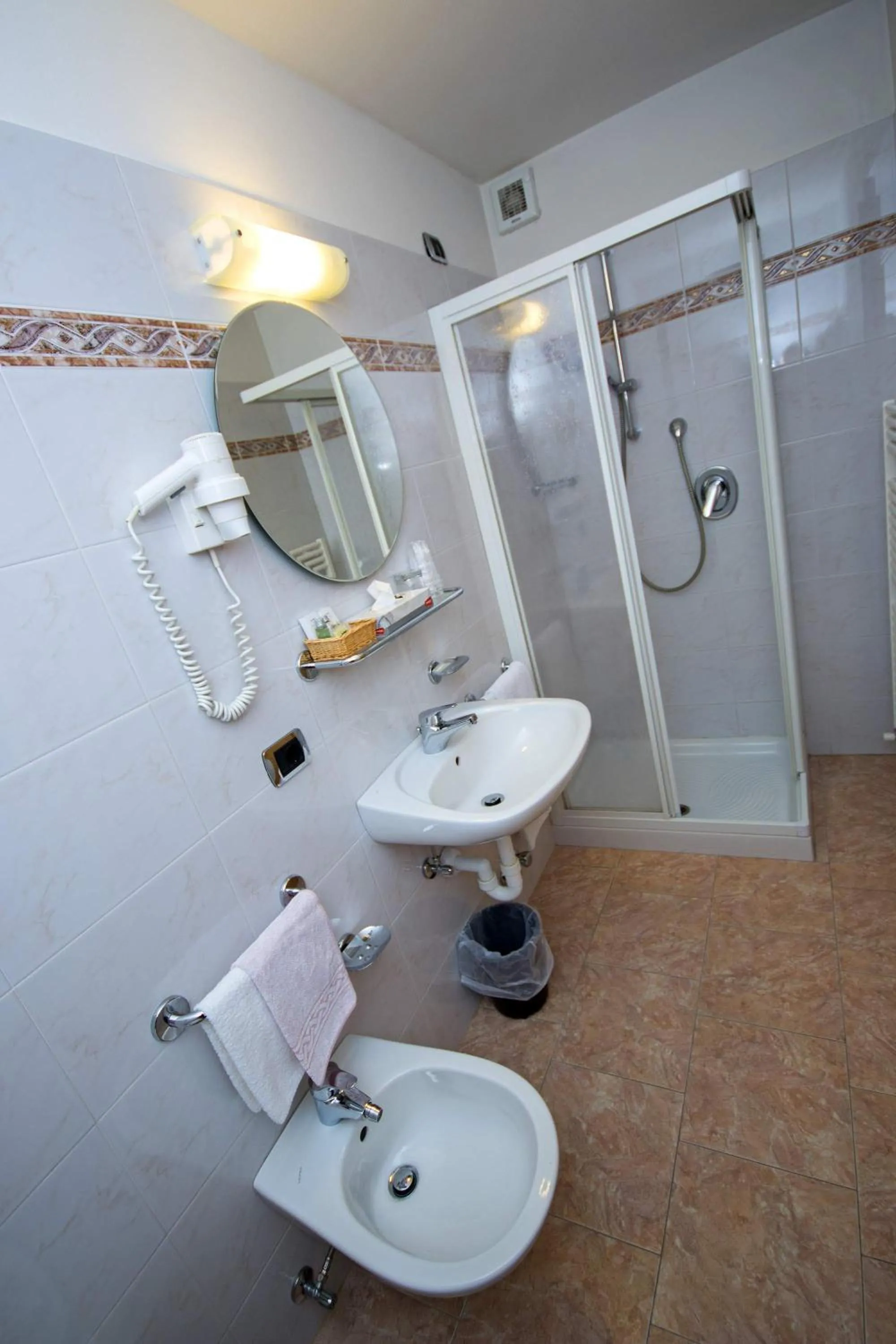 Bathroom in Hotel Miravalle