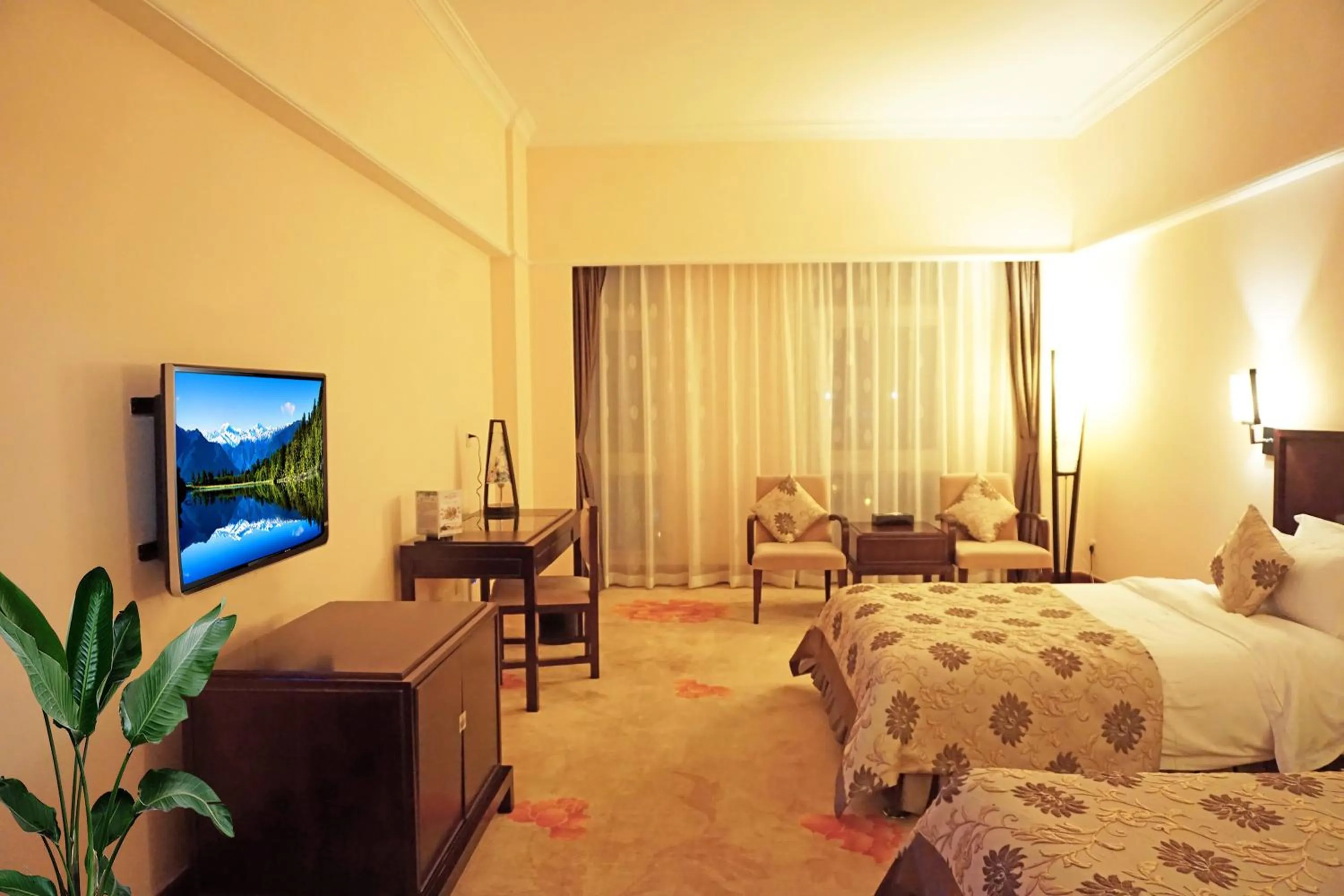 Bed in University Town International Hotel