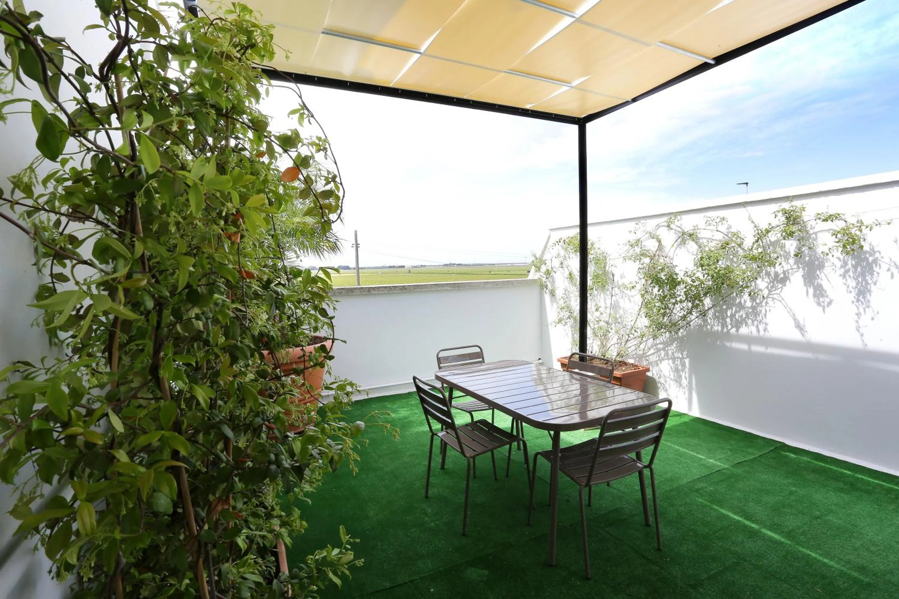Garden view in Eco Green La Vigna