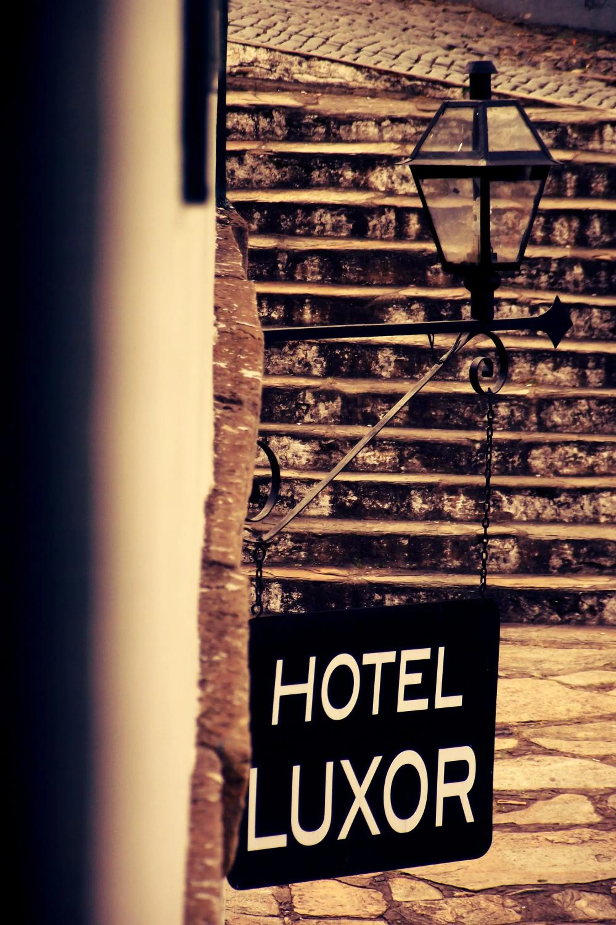 Property logo or sign in Hotel Luxor