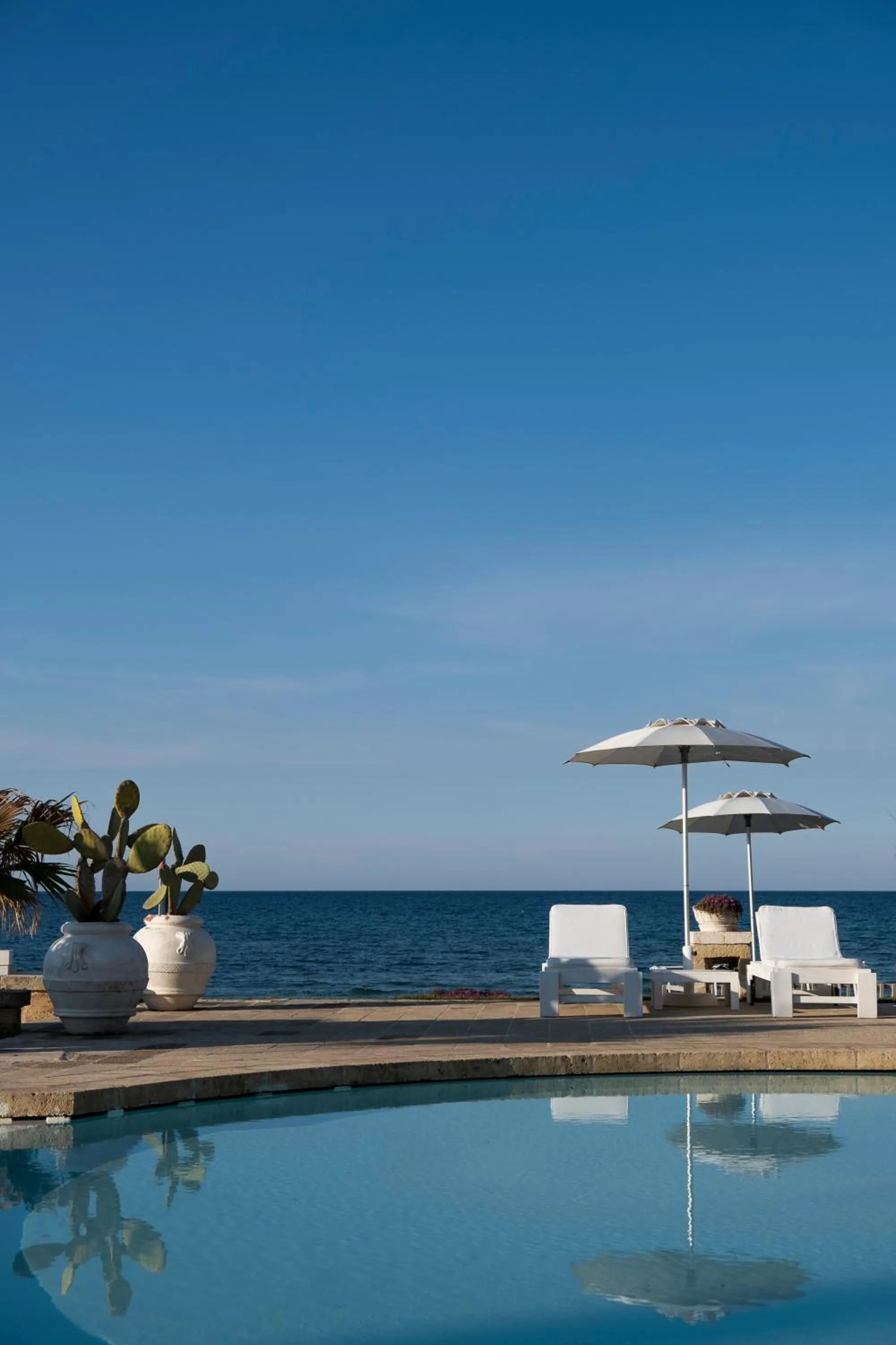 Sea view in Canne Bianche Lifestyle Hotel